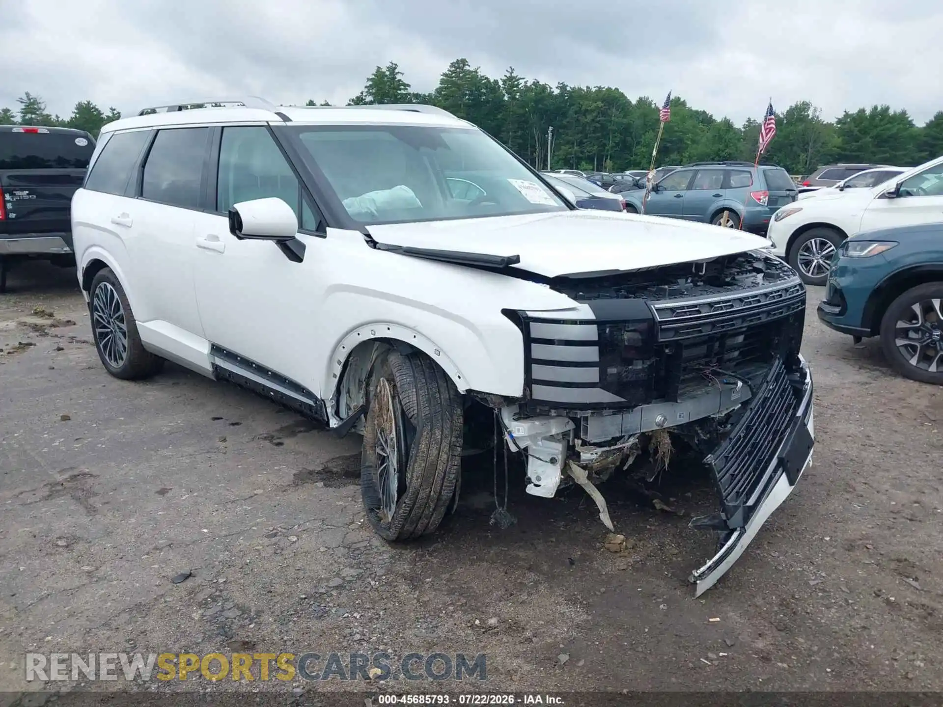 1 Photograph of a damaged car KM8RMES27TU072376 HYUNDAI PALISADE 2026