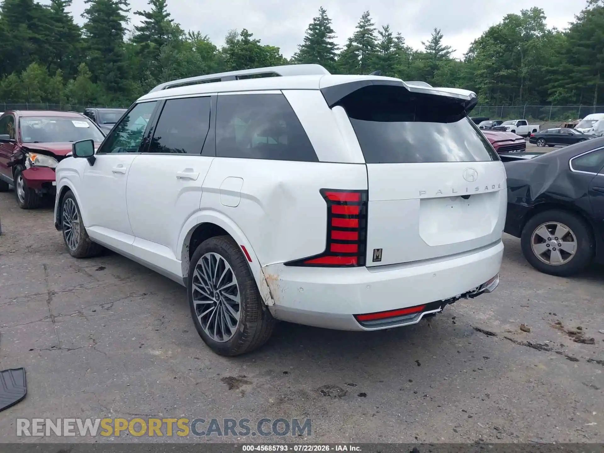 3 Photograph of a damaged car KM8RMES27TU072376 HYUNDAI PALISADE 2026