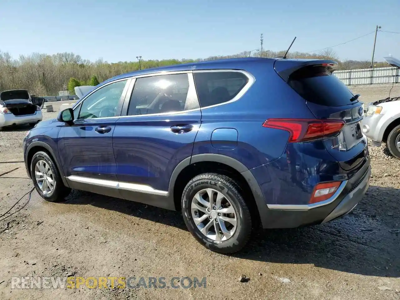 2 Photograph of a damaged car 5NMS23AD0KH106926 HYUNDAI SANTA FE 2019