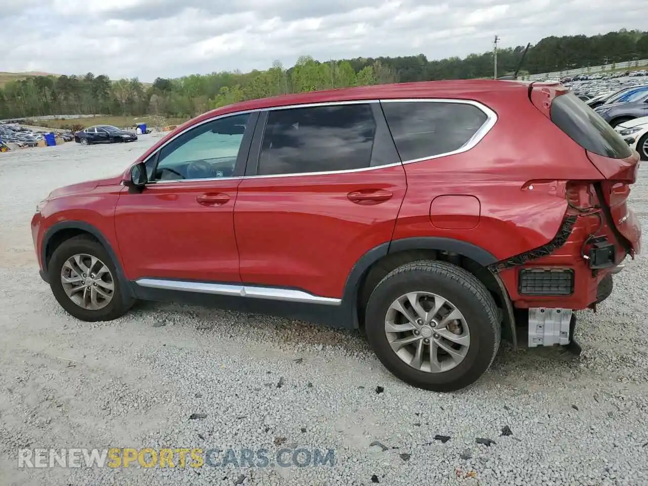 2 Photograph of a damaged car 5NMS23AD9KH096865 HYUNDAI SANTA FE 2019