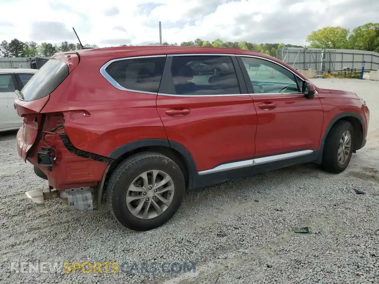 3 Photograph of a damaged car 5NMS23AD9KH096865 HYUNDAI SANTA FE 2019