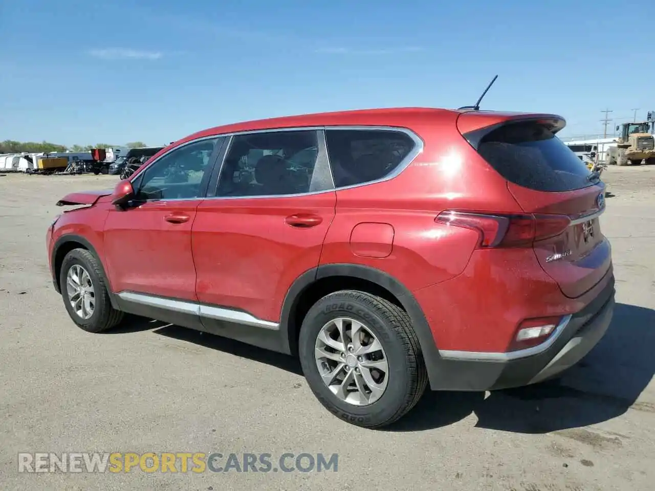 2 Photograph of a damaged car 5NMS2CAD1KH032125 HYUNDAI SANTA FE 2019