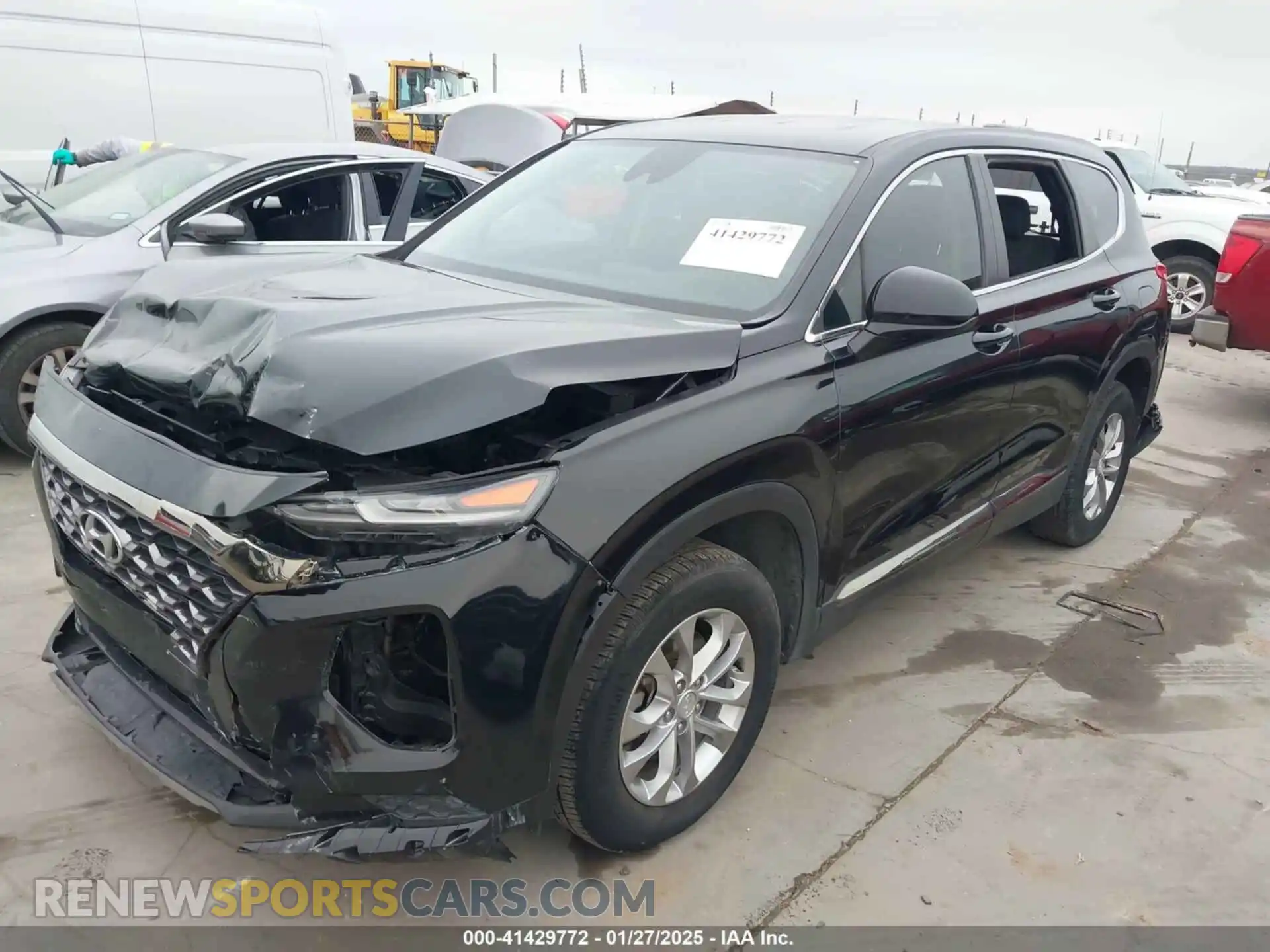 2 Photograph of a damaged car 5NMS2CAD2KH073055 HYUNDAI SANTA FE 2019