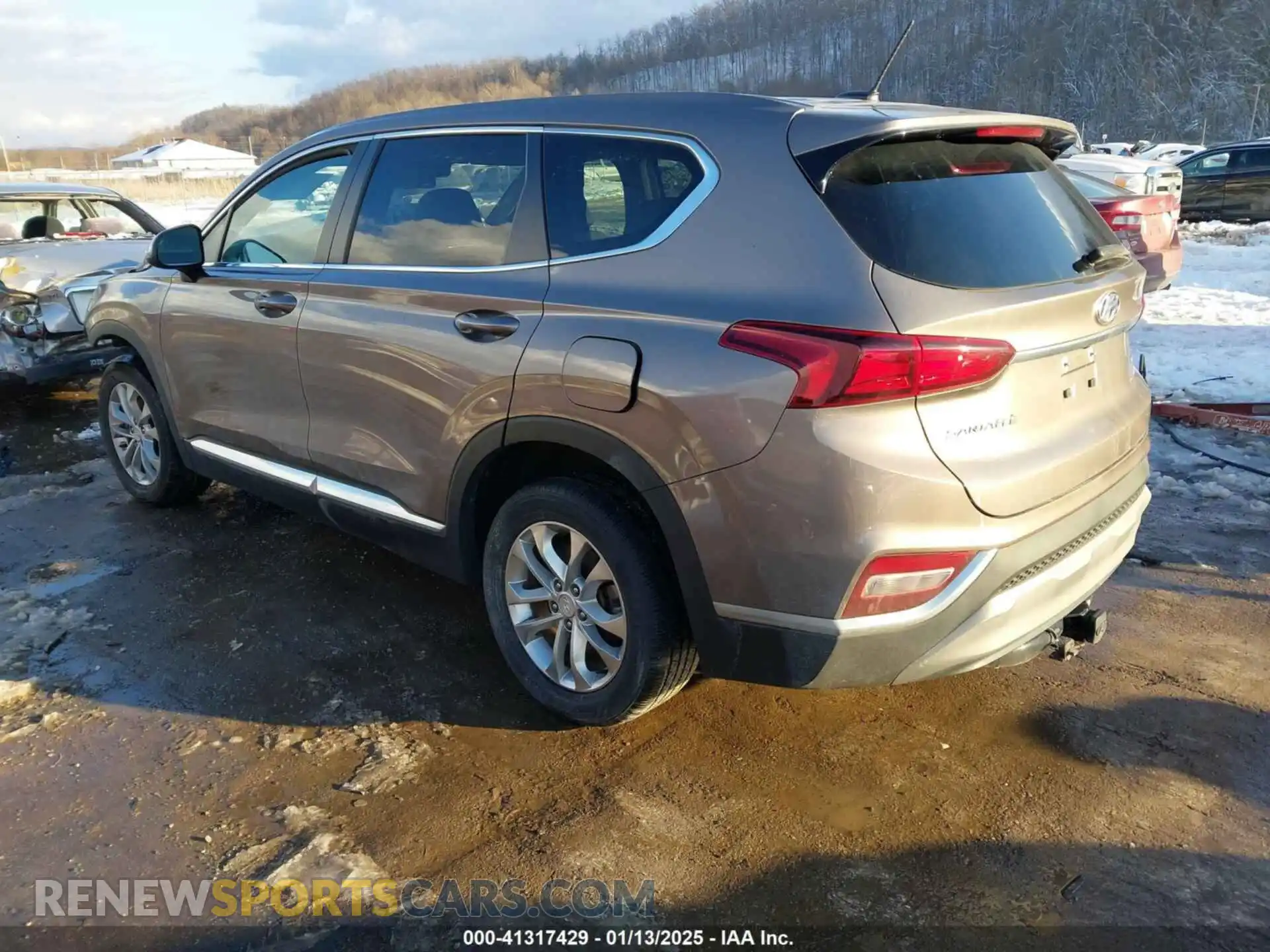 3 Photograph of a damaged car 5NMS2CAD4KH089712 HYUNDAI SANTA FE 2019