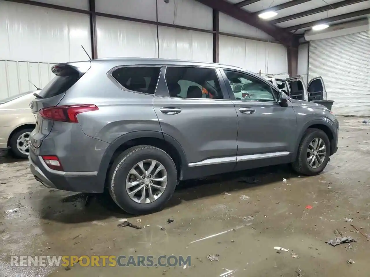 3 fotografías del automóvil dañado 5NMS2CAD4KH120568 HYUNDAI SANTA FE 2019