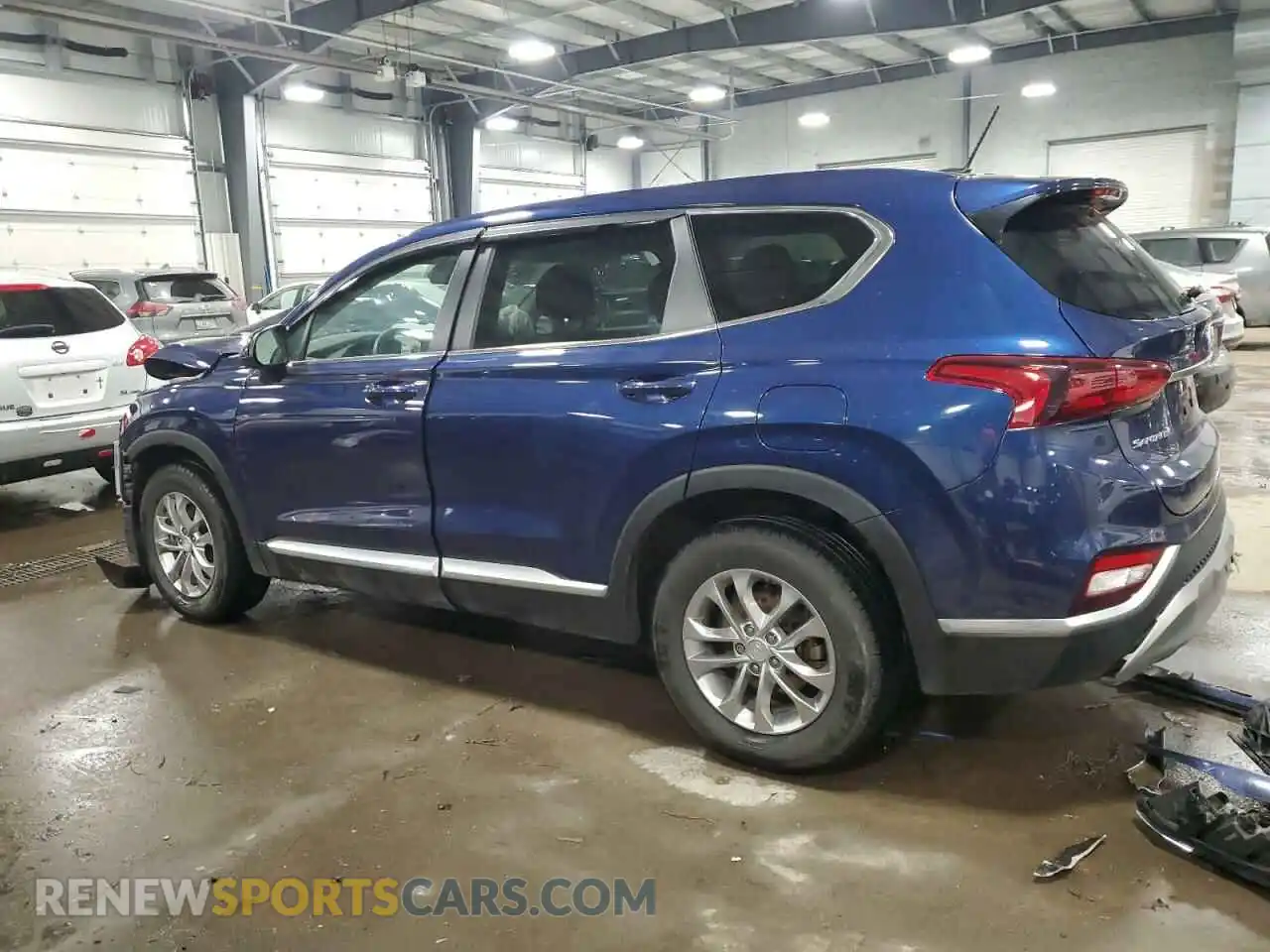 2 Photograph of a damaged car 5NMS2CAD6KH057151 HYUNDAI SANTA FE 2019