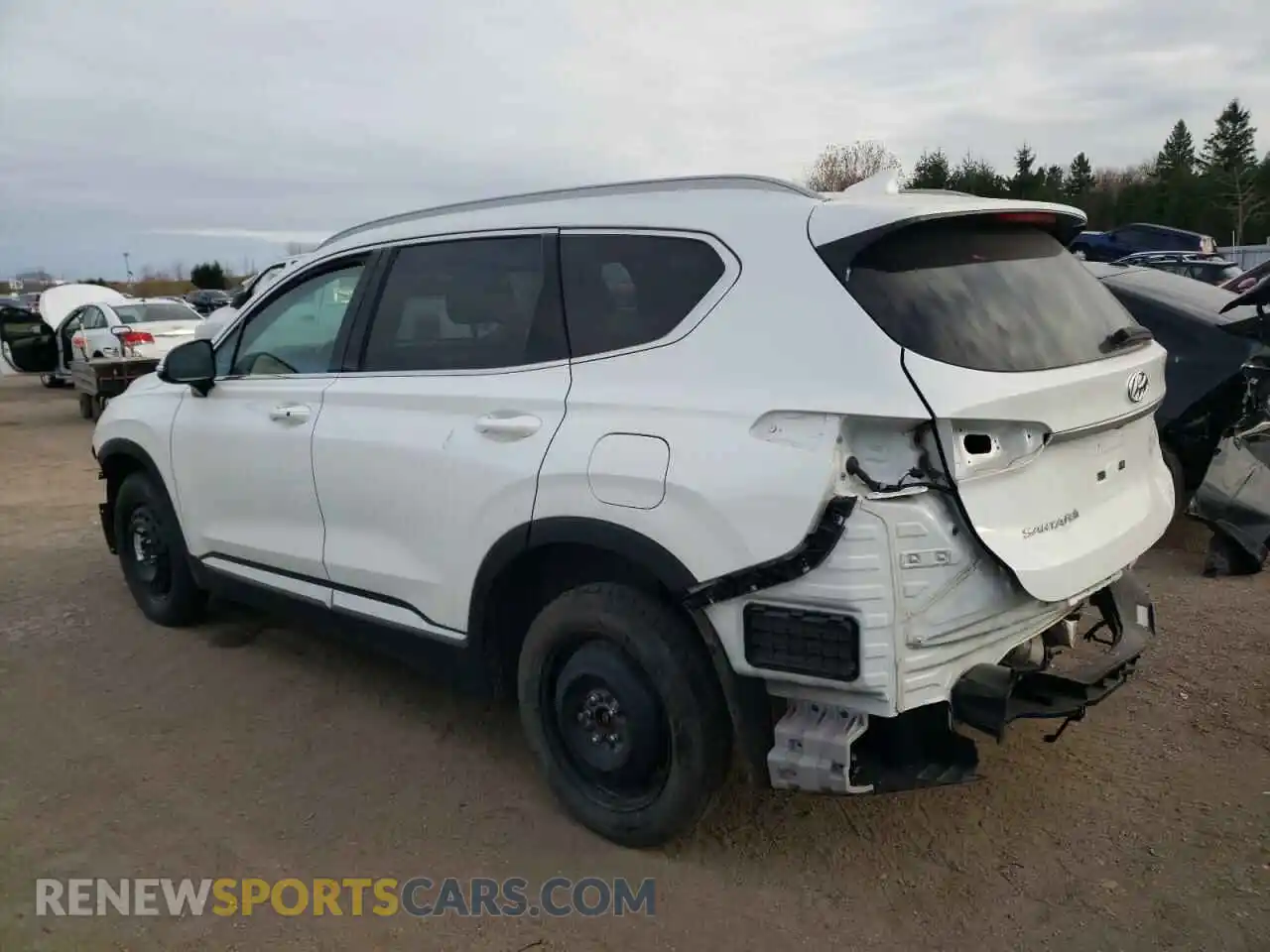 2 Photograph of a damaged car 5NMS3CAD8KH005047 HYUNDAI SANTA FE 2019
