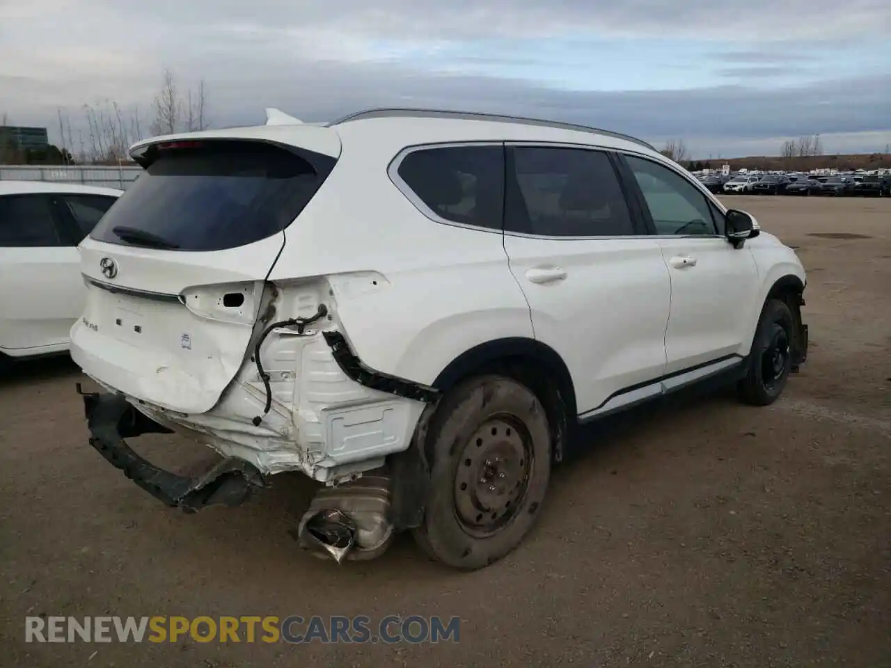 3 Photograph of a damaged car 5NMS3CAD8KH005047 HYUNDAI SANTA FE 2019
