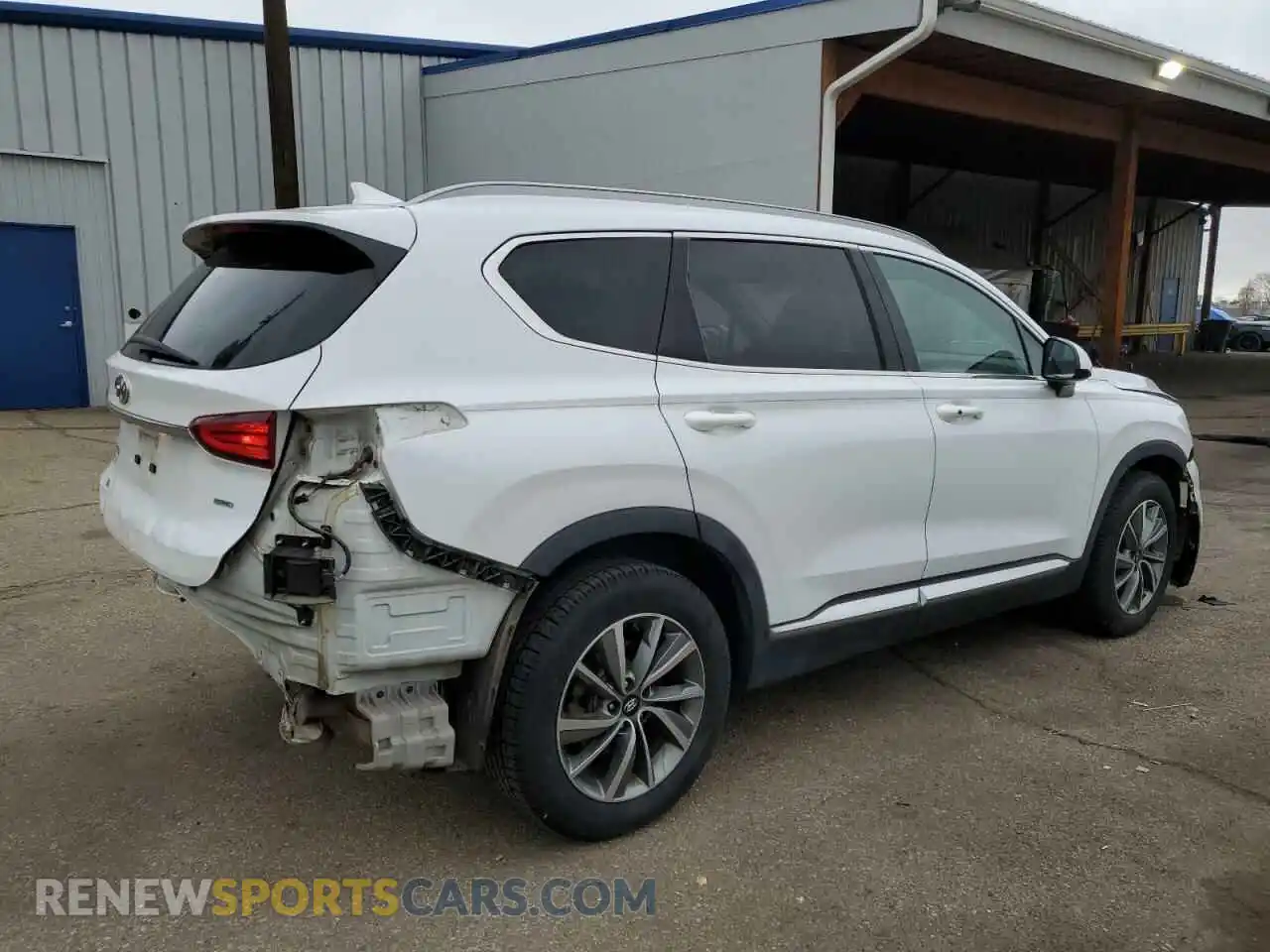 3 Photograph of a damaged car 5NMS3CAD9KH015604 HYUNDAI SANTA FE 2019