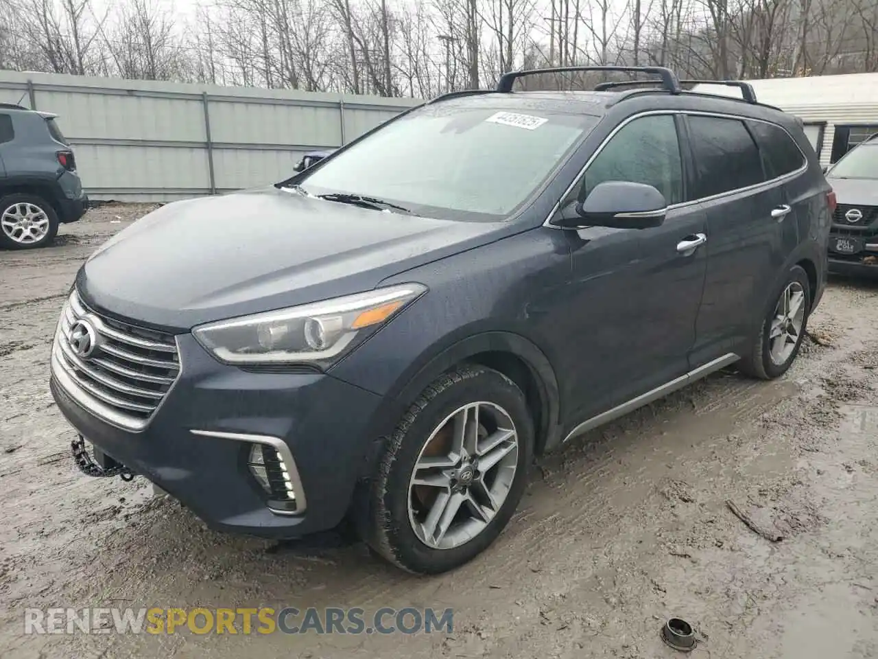 1 Фотография поврежденного автомобиля KM8SRDHF5KU302485 HYUNDAI SANTA FE 2019