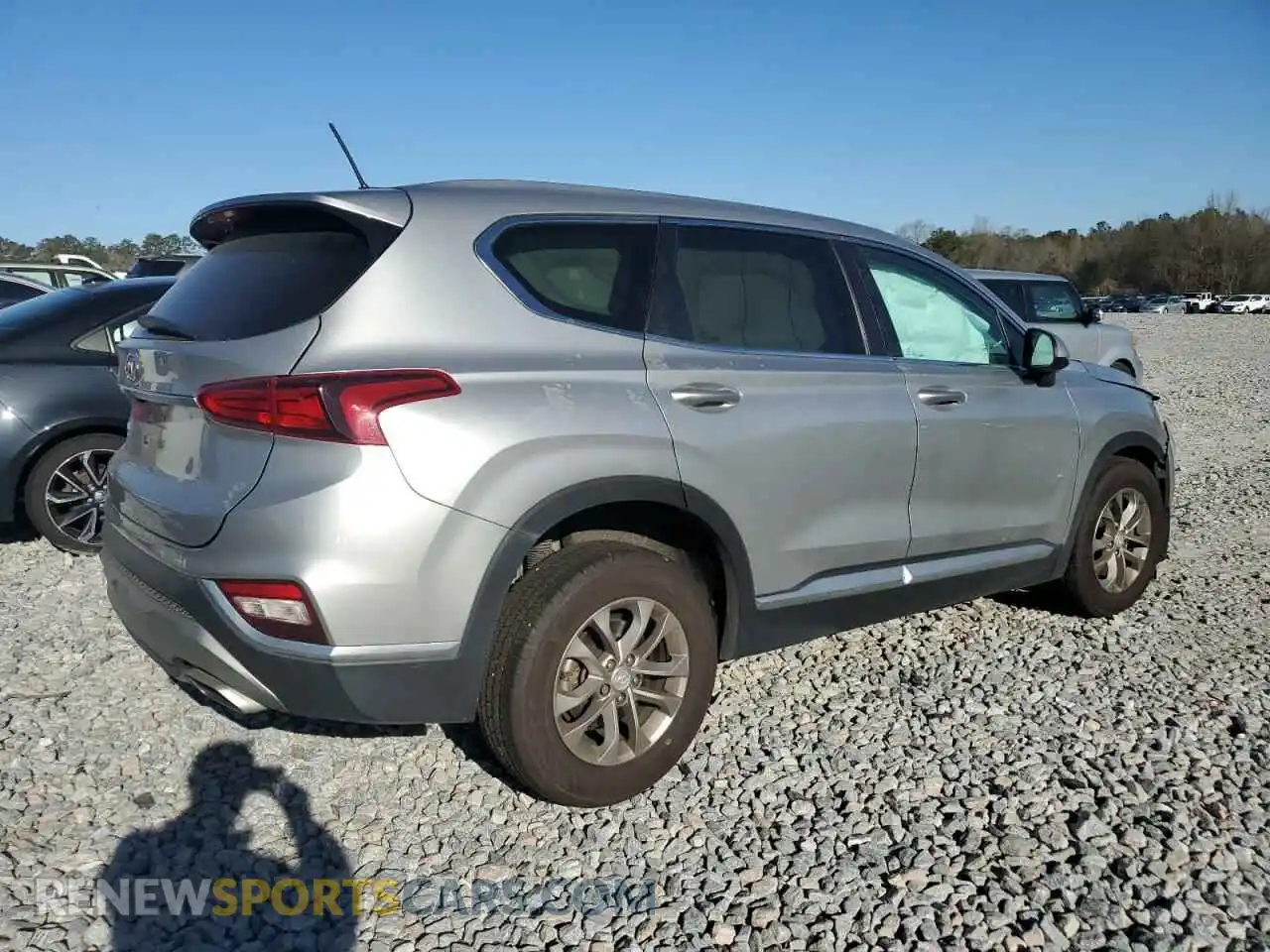 3 Photograph of a damaged car 5NMS23AD1LH257582 HYUNDAI SANTA FE 2020