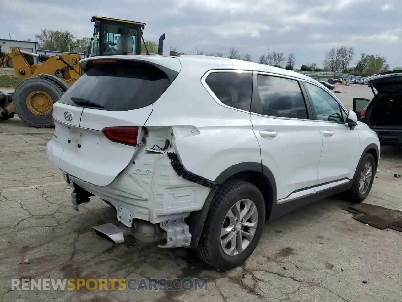 3 Фотография поврежденного автомобиля 5NMS23AD3LH280376 HYUNDAI SANTA FE 2020