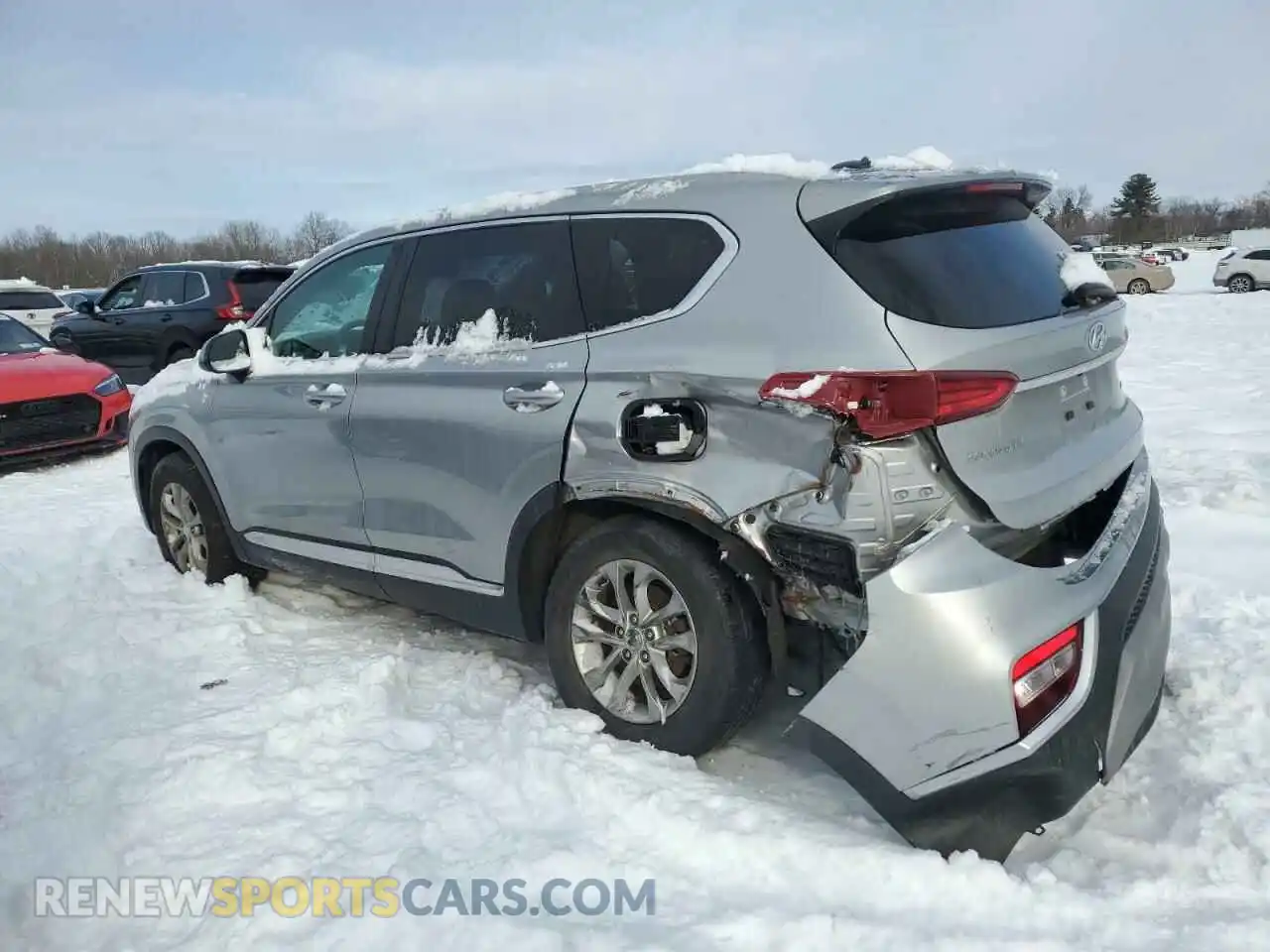 2 Photograph of a damaged car 5NMS2CAD2LH216703 HYUNDAI SANTA FE 2020