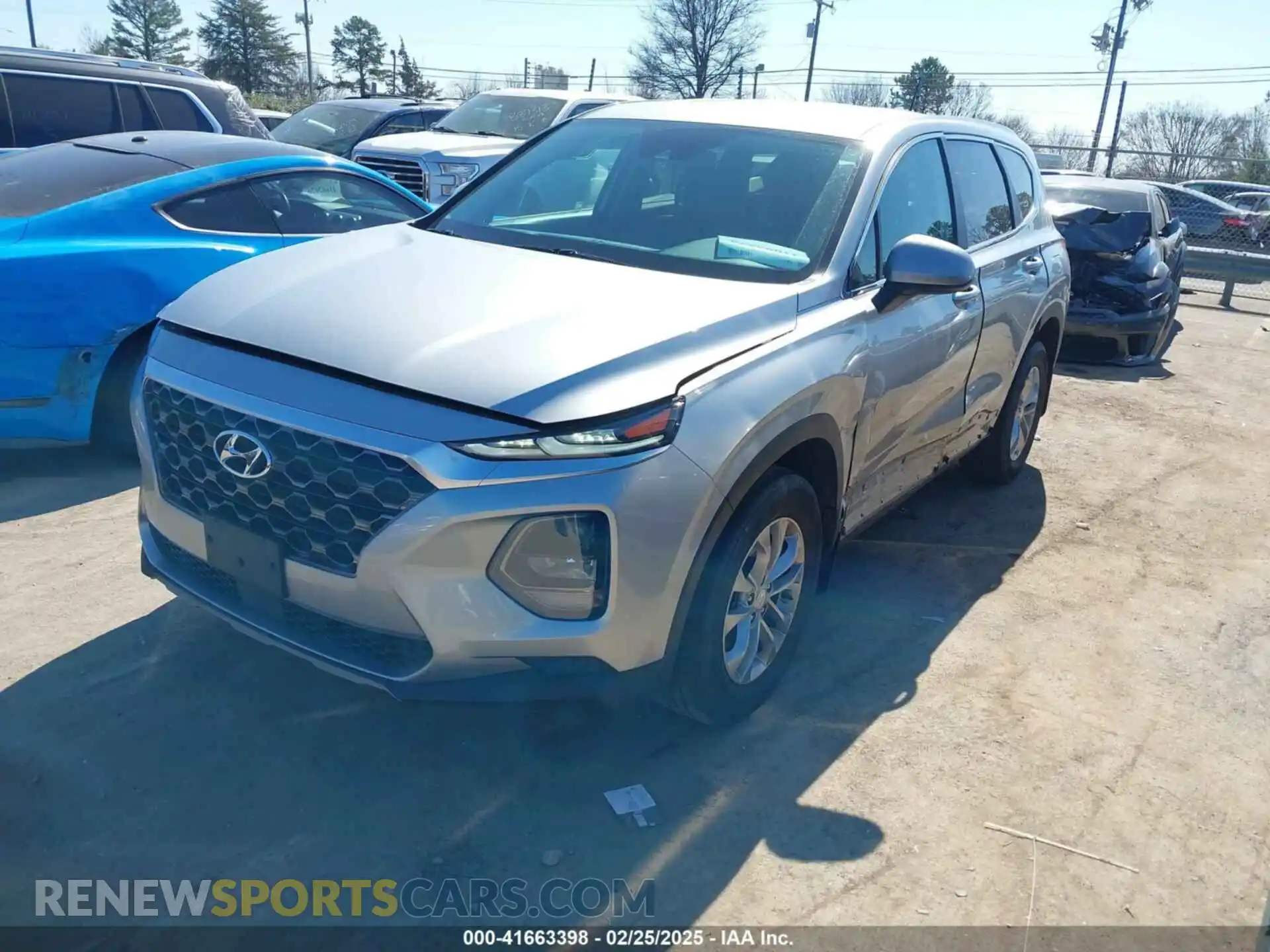 2 Photograph of a damaged car 5NMS2CAD2LH285861 HYUNDAI SANTA FE 2020
