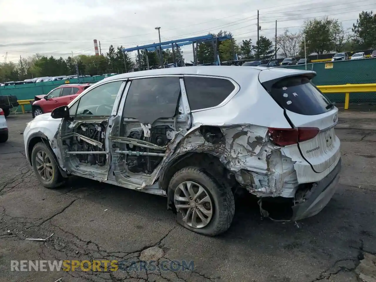2 Photograph of a damaged car 5NMS2CAD3LH244428 HYUNDAI SANTA FE 2020
