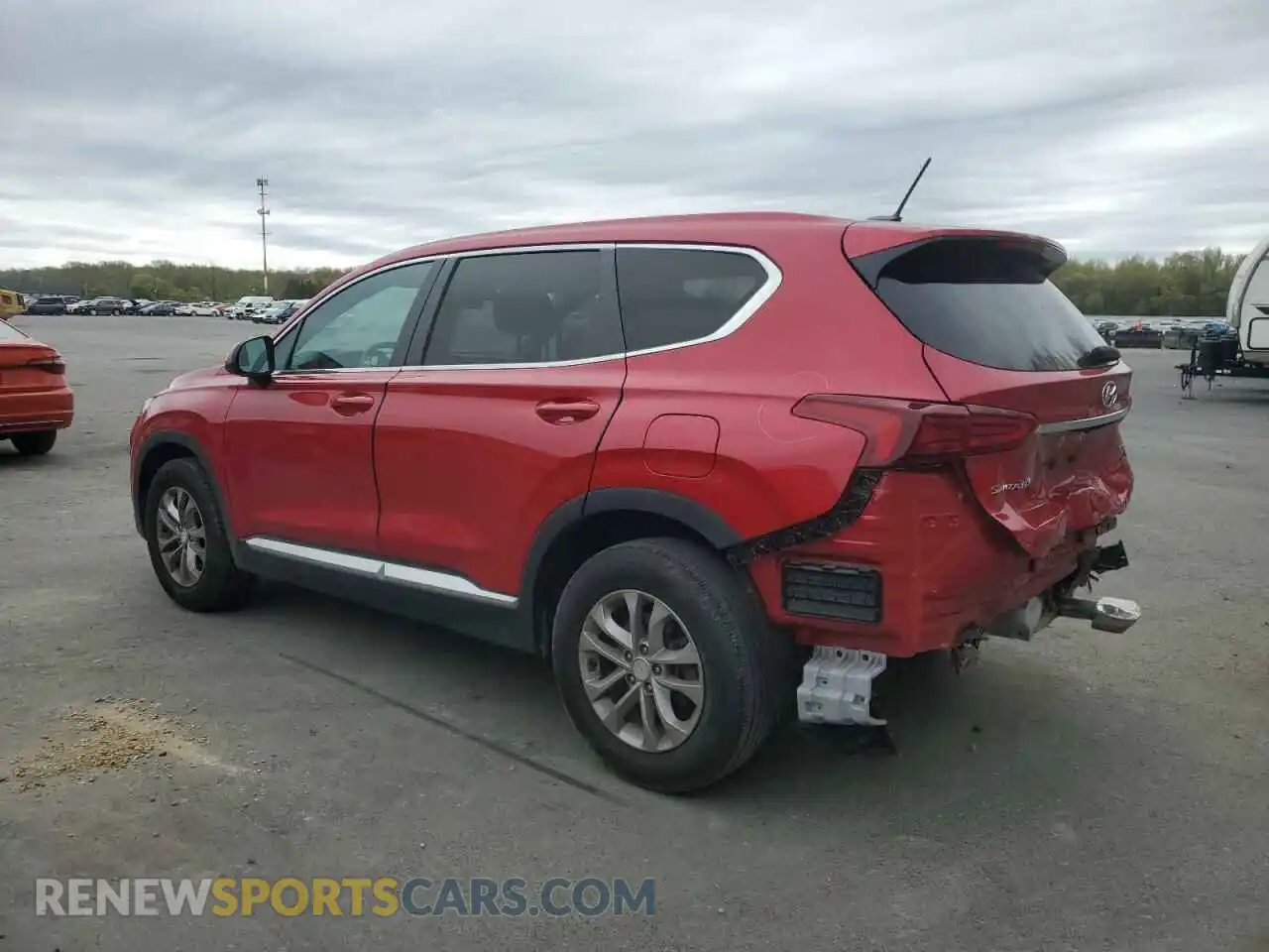 2 Photograph of a damaged car 5NMS2CAD5LH221782 HYUNDAI SANTA FE 2020