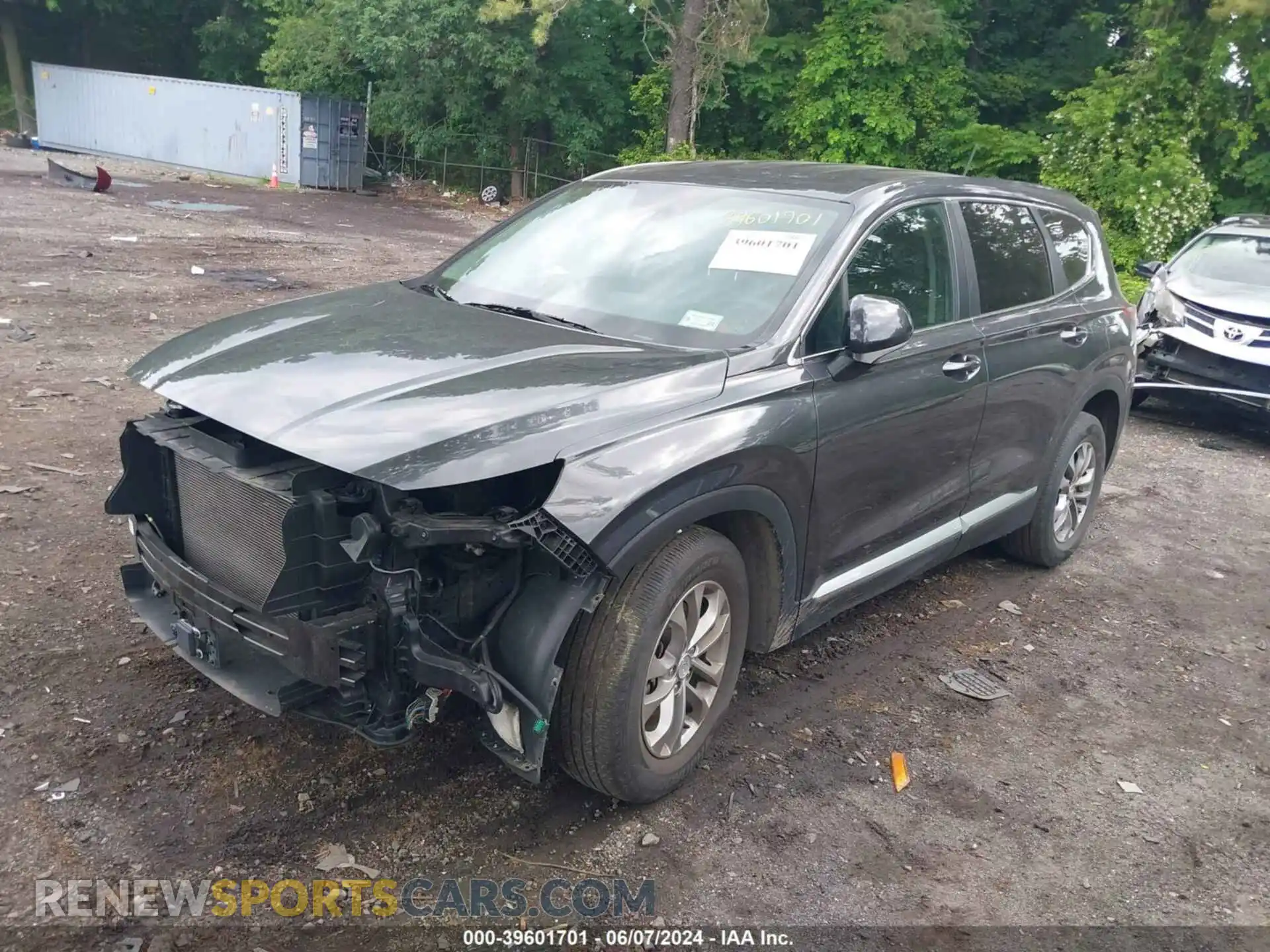 2 Photograph of a damaged car 5NMS2CAD7LH247901 HYUNDAI SANTA FE 2020
