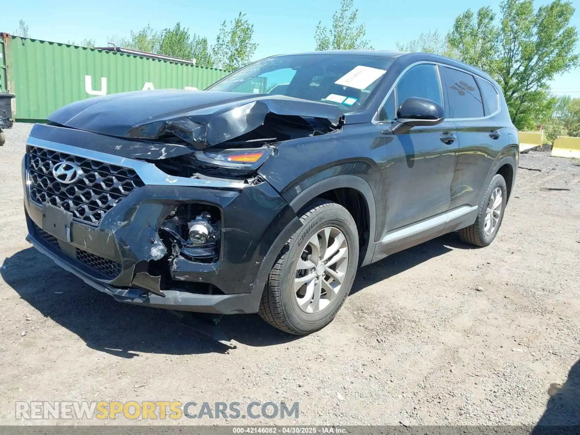 2 fotografías del automóvil dañado 5NMS2CAD9LH258060 HYUNDAI SANTA FE 2020