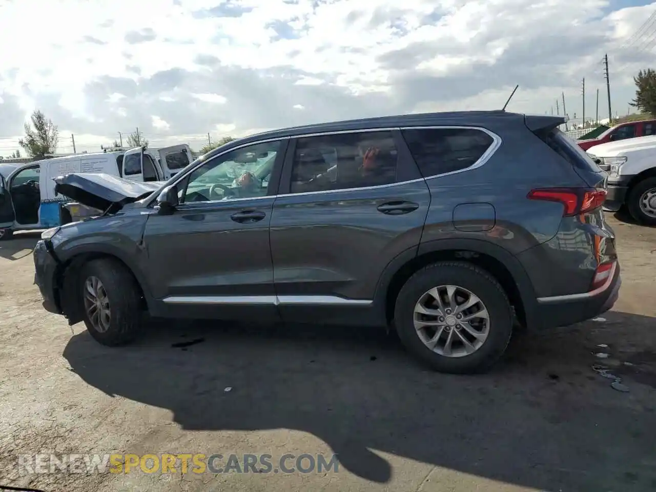 2 Photograph of a damaged car 5NMS2CADXLH218344 HYUNDAI SANTA FE 2020
