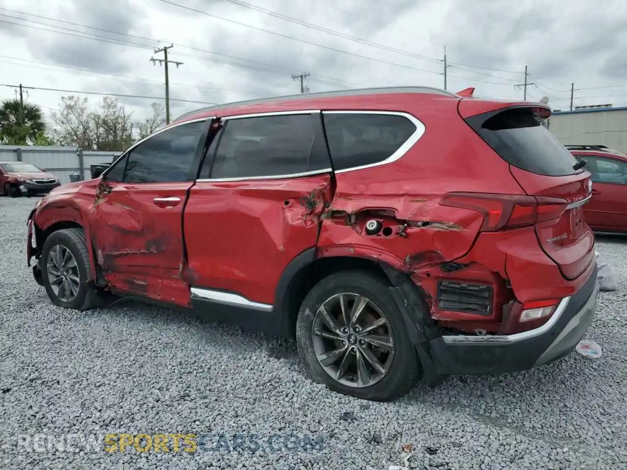 2 Фотография поврежденного автомобиля 5NMS33AD1LH214390 HYUNDAI SANTA FE 2020