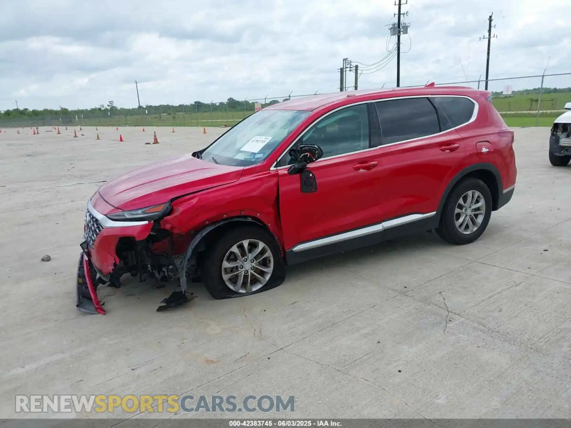2 Photograph of a damaged car 5NMS33AD2LH217282 HYUNDAI SANTA FE 2020