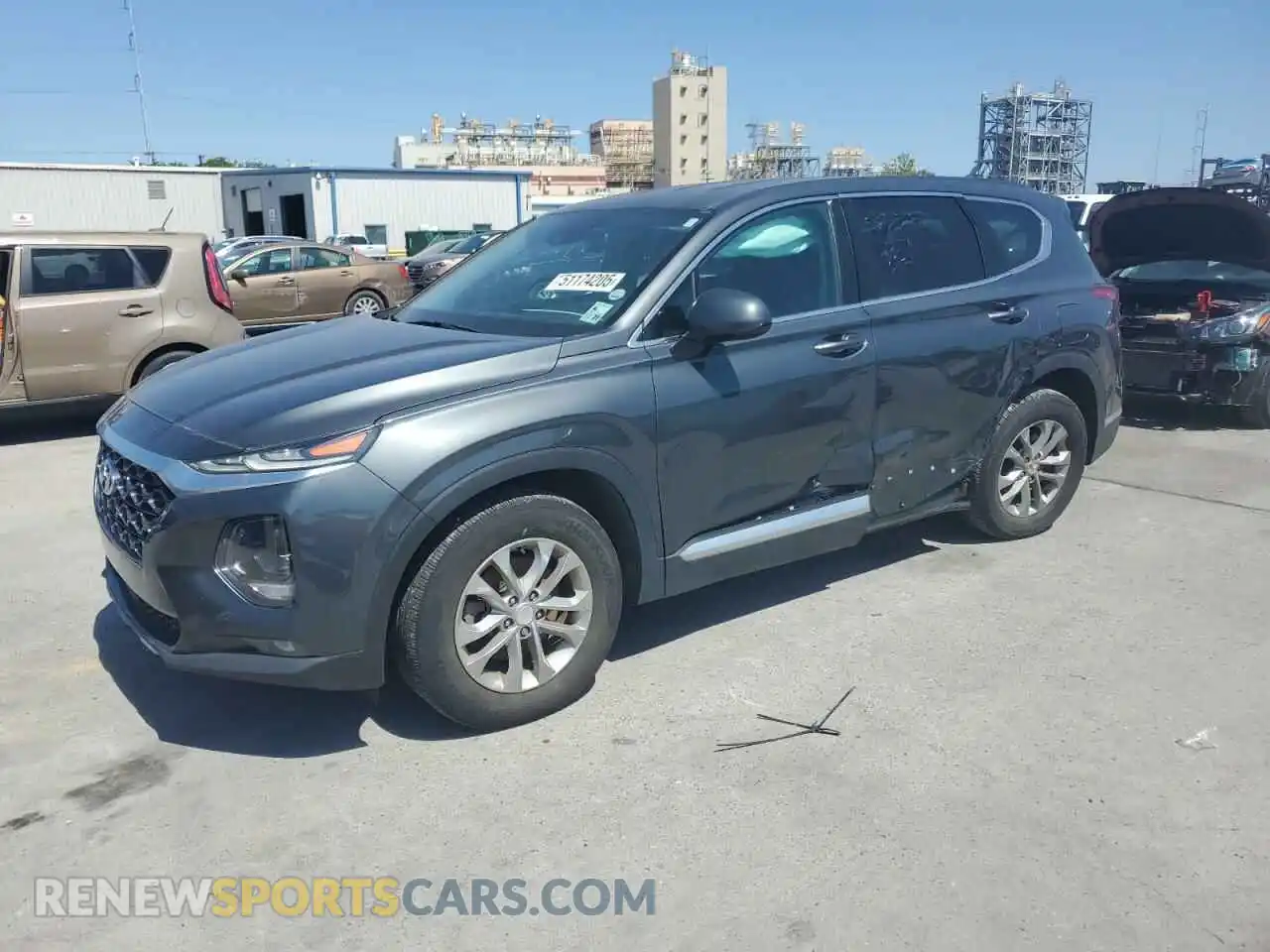 1 Photograph of a damaged car 5NMS33AD4LH260859 HYUNDAI SANTA FE 2020