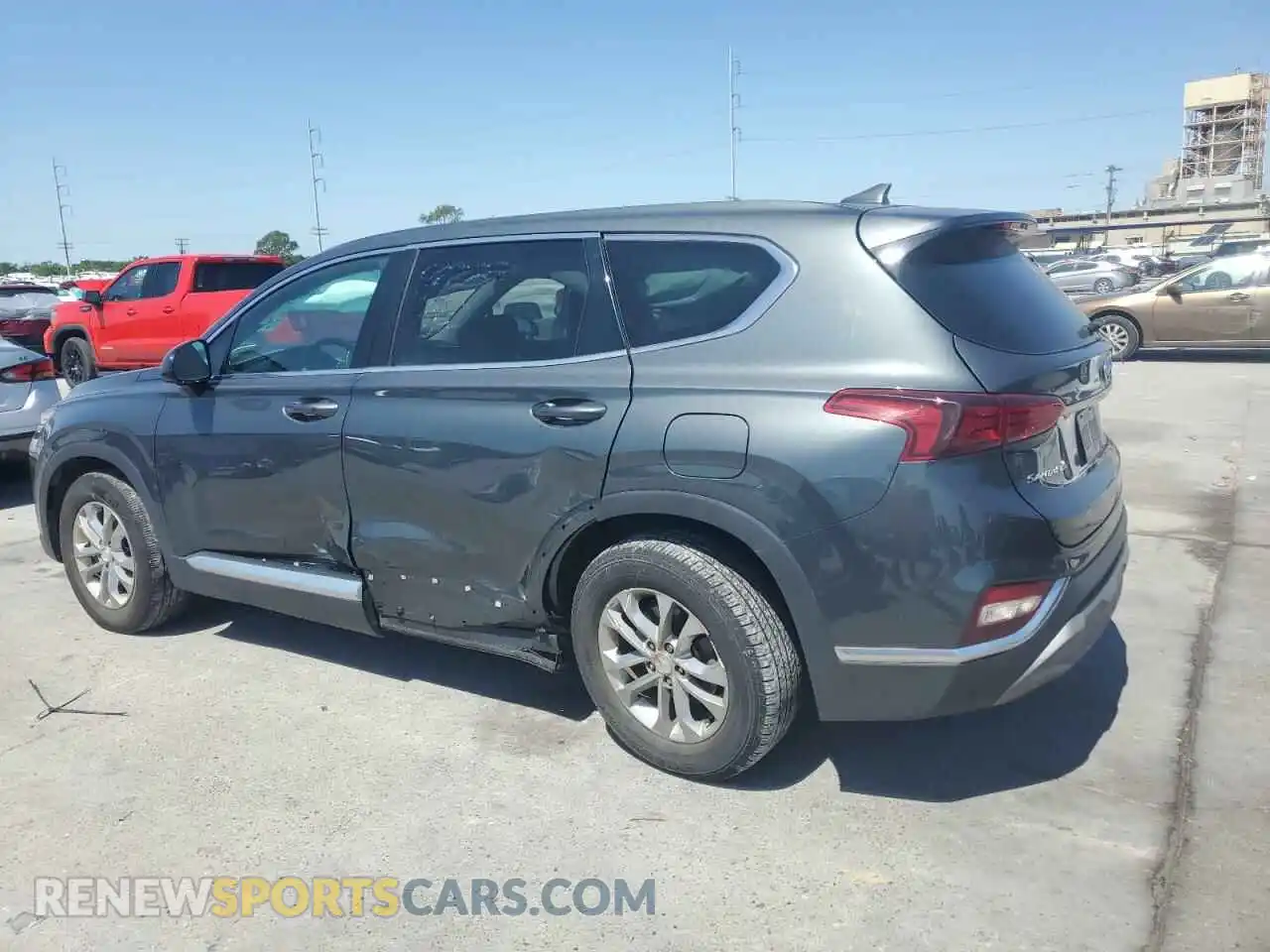 2 Photograph of a damaged car 5NMS33AD4LH260859 HYUNDAI SANTA FE 2020