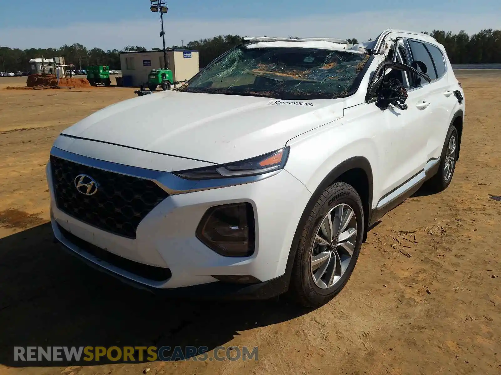 2 Photograph of a damaged car 5NMS33AD7LH156205 HYUNDAI SANTA FE 2020