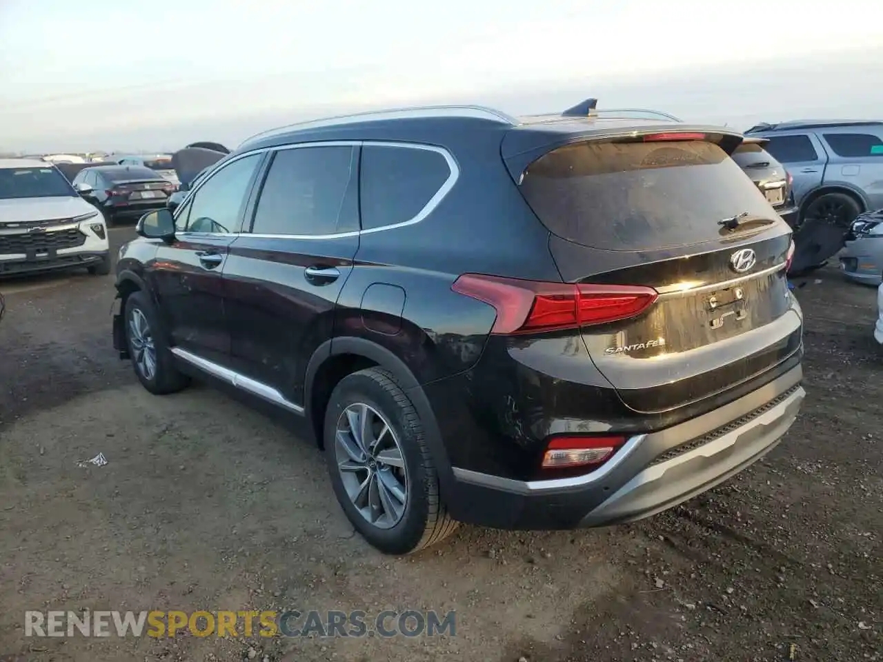 2 Photograph of a damaged car 5NMS3CAD1LH243422 HYUNDAI SANTA FE 2020