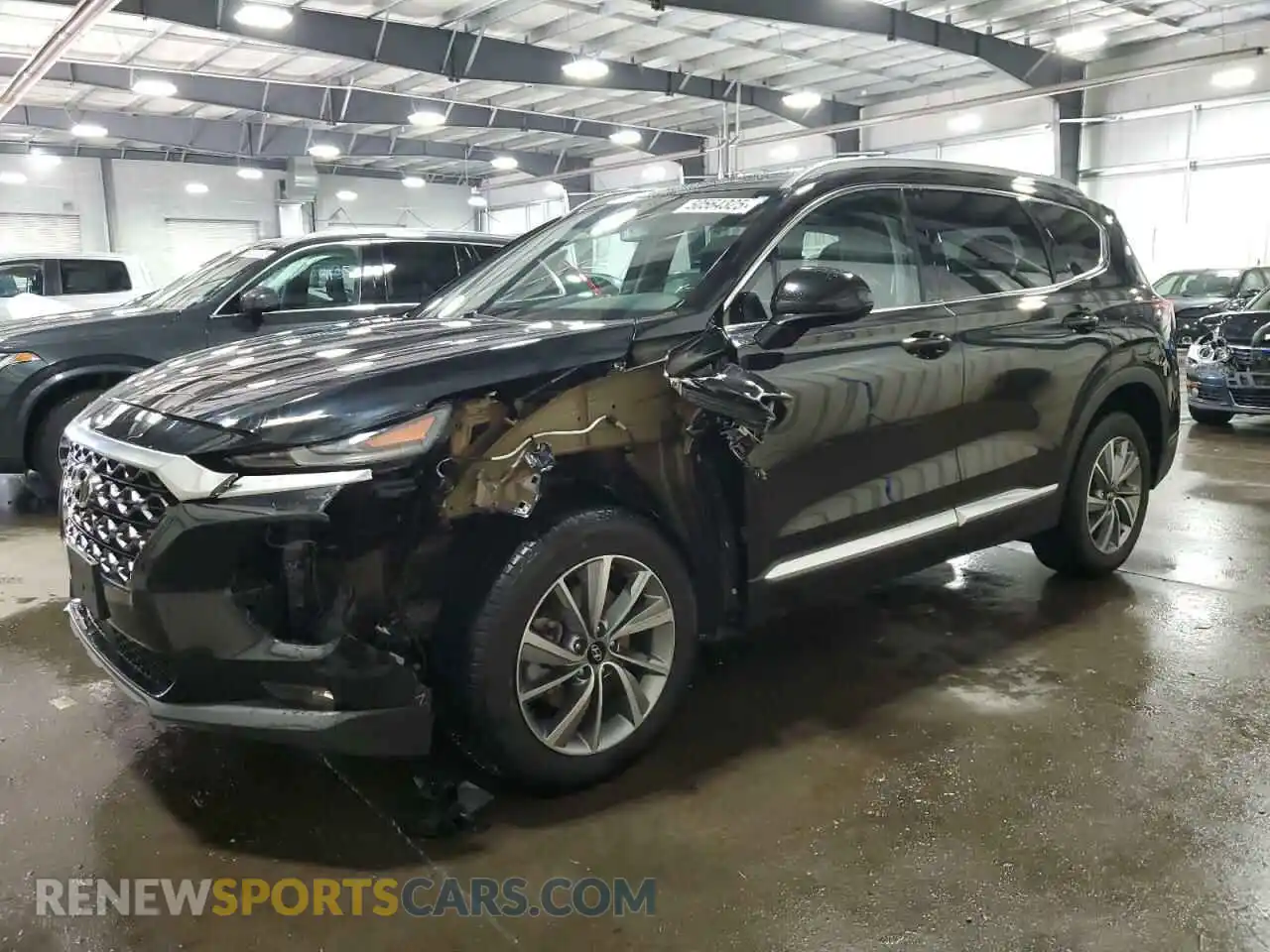 1 Photograph of a damaged car 5NMS3CAD2LH145757 HYUNDAI SANTA FE 2020