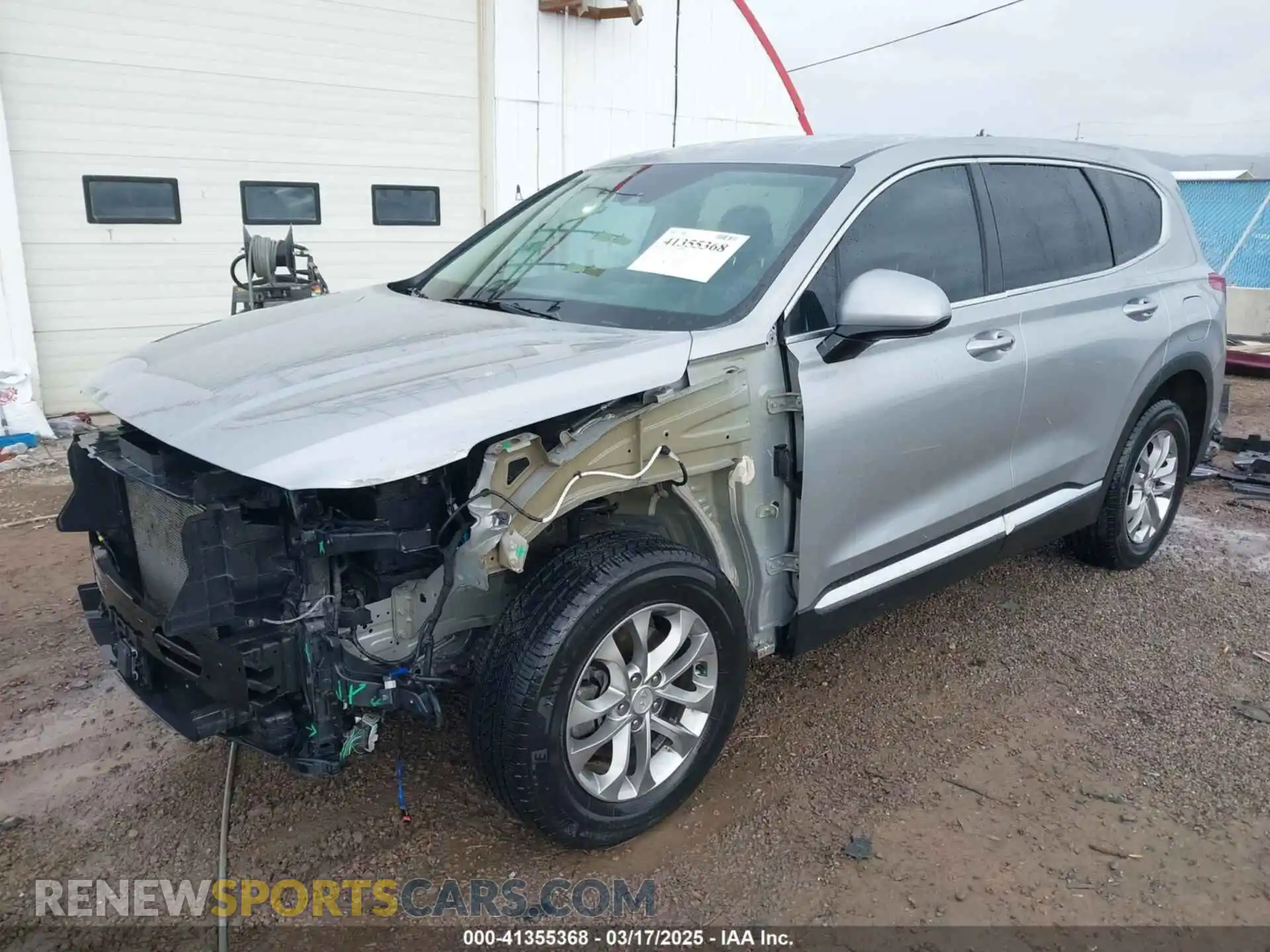 2 Photograph of a damaged car 5NMS3CAD2LH217590 HYUNDAI SANTA FE 2020