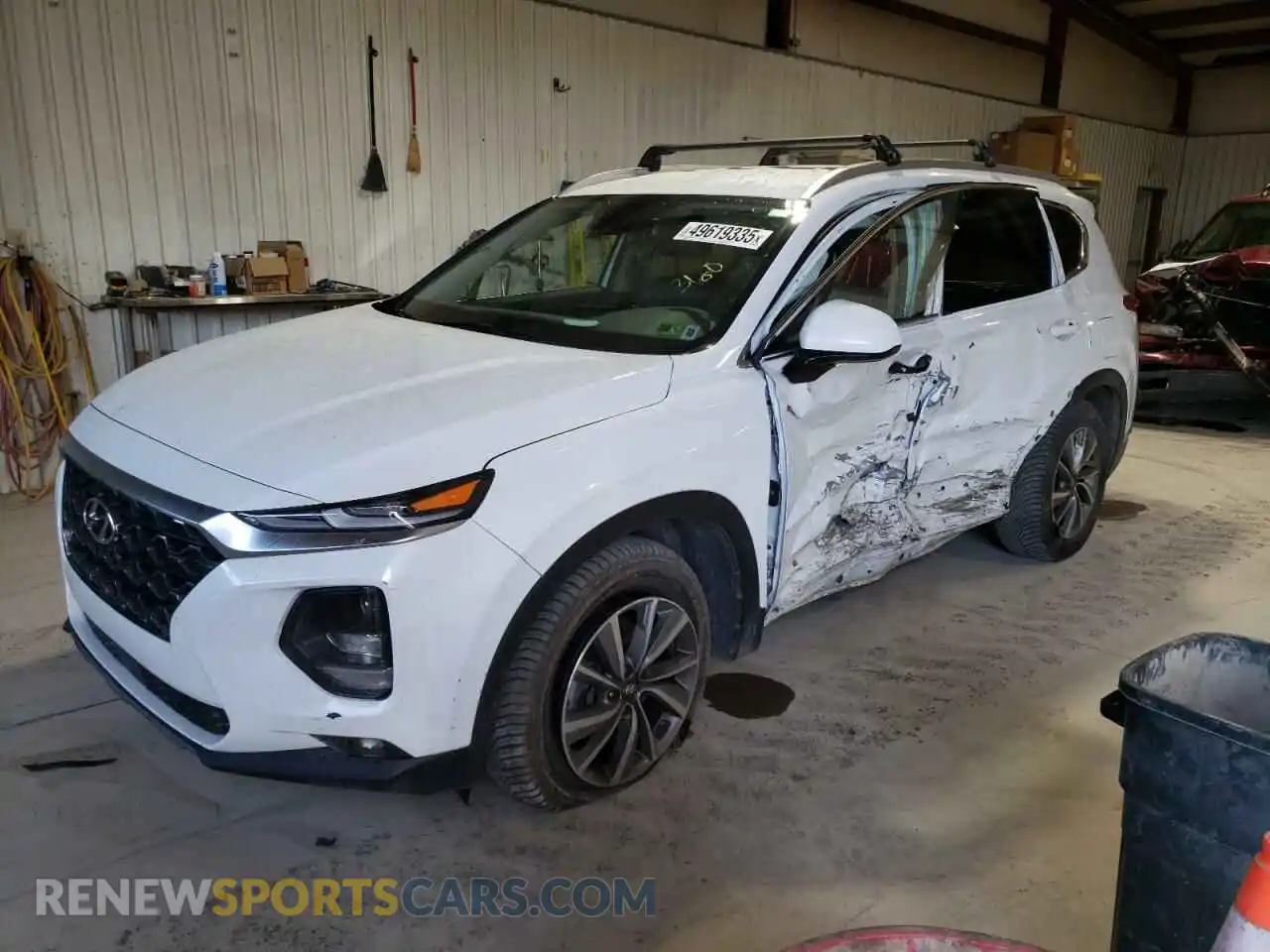 1 Photograph of a damaged car 5NMS3CAD2LH300288 HYUNDAI SANTA FE 2020