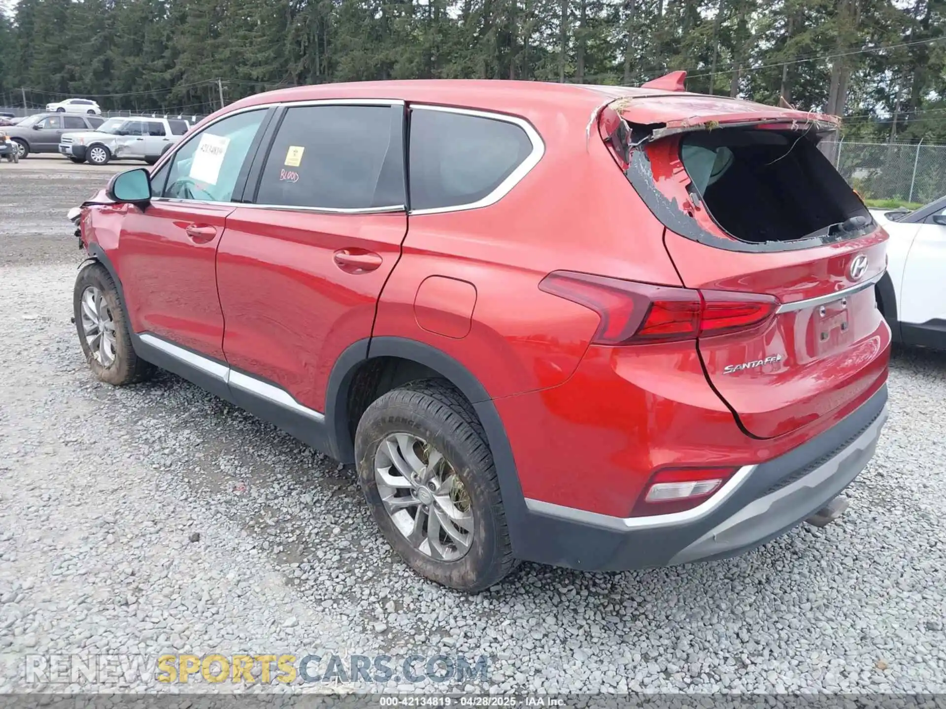 3 Photograph of a damaged car 5NMS3CAD3LH200748 HYUNDAI SANTA FE 2020