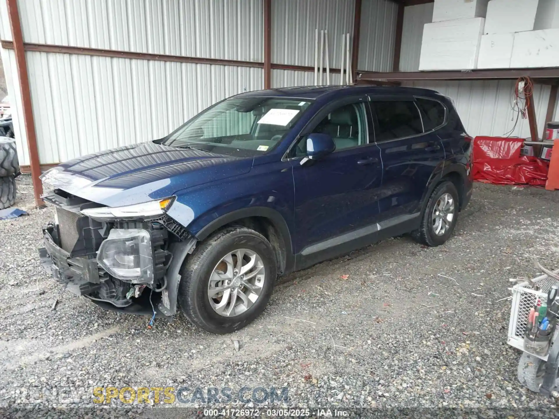 2 Photograph of a damaged car 5NMS3CAD3LH239159 HYUNDAI SANTA FE 2020