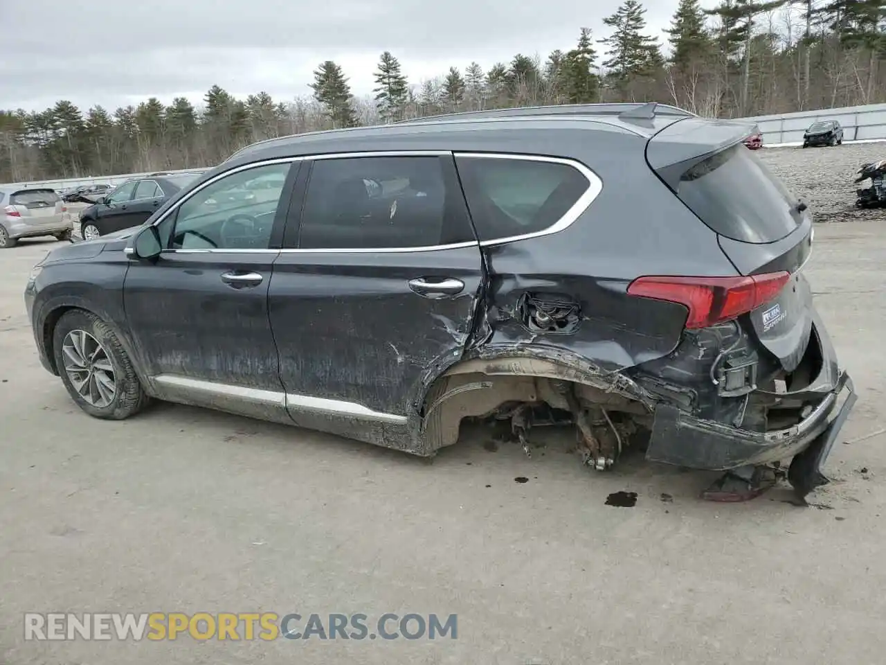 2 Photograph of a damaged car 5NMS3CAD4LH200712 HYUNDAI SANTA FE 2020