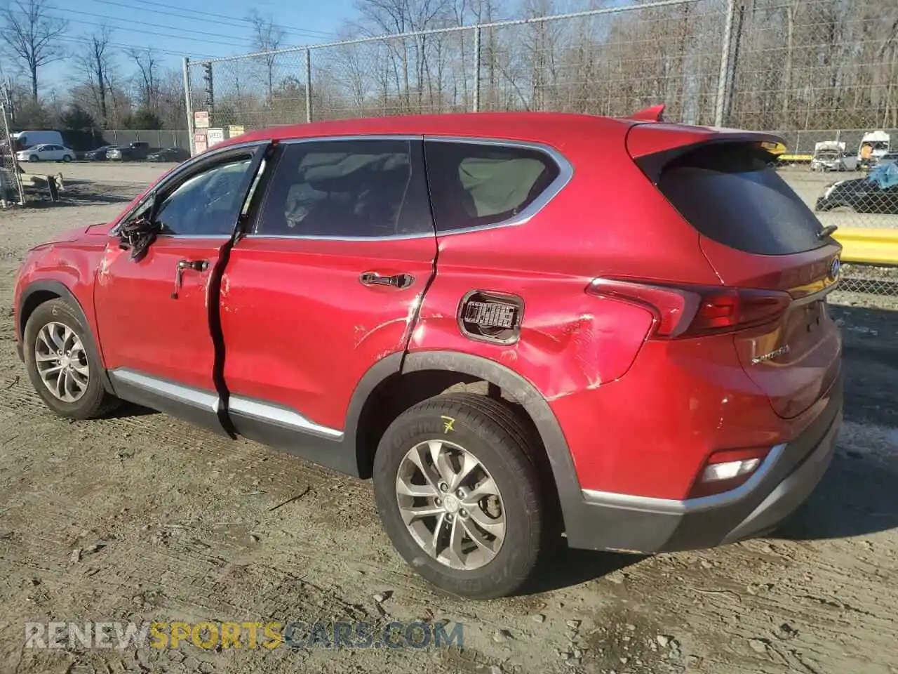 2 Фотография поврежденного автомобиля 5NMS3CAD4LH237565 HYUNDAI SANTA FE 2020