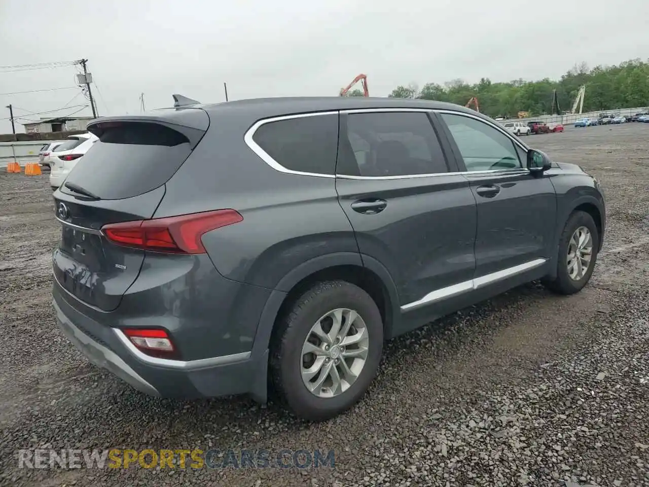 3 fotografías del automóvil dañado 5NMS3CAD8LH263361 HYUNDAI SANTA FE 2020