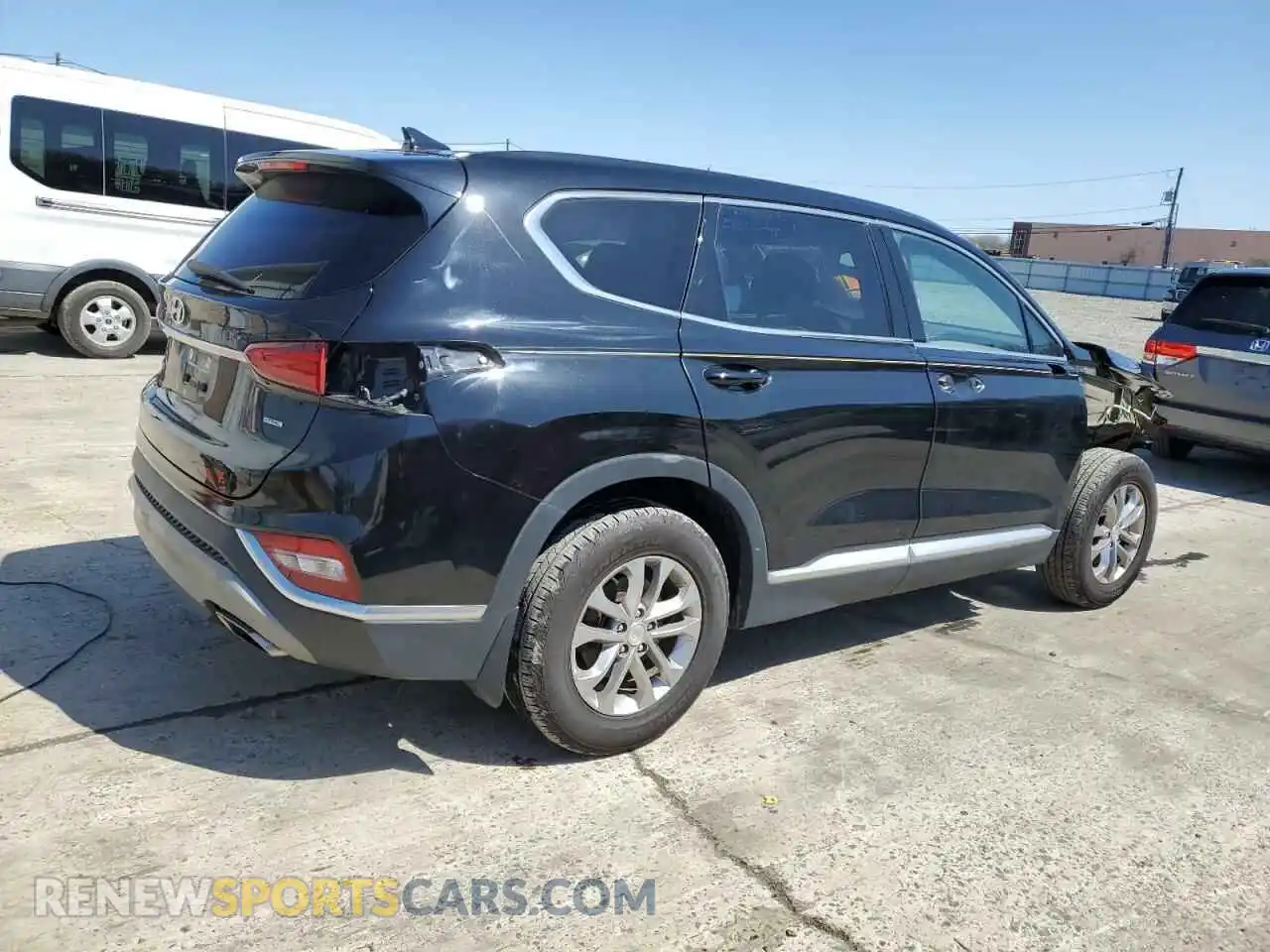 3 Фотография поврежденного автомобиля 5NMS3CADXLH291954 HYUNDAI SANTA FE 2020
