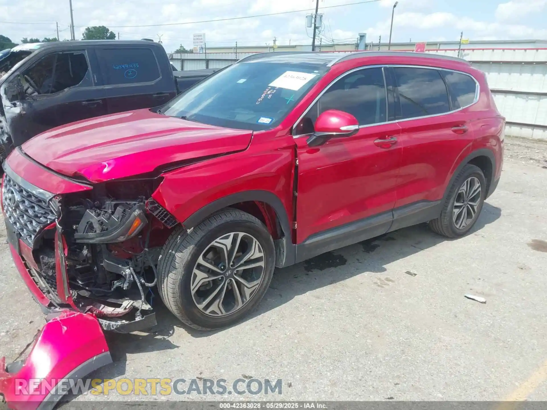 2 Photograph of a damaged car 5NMS53AA2LH201468 HYUNDAI SANTA FE 2020