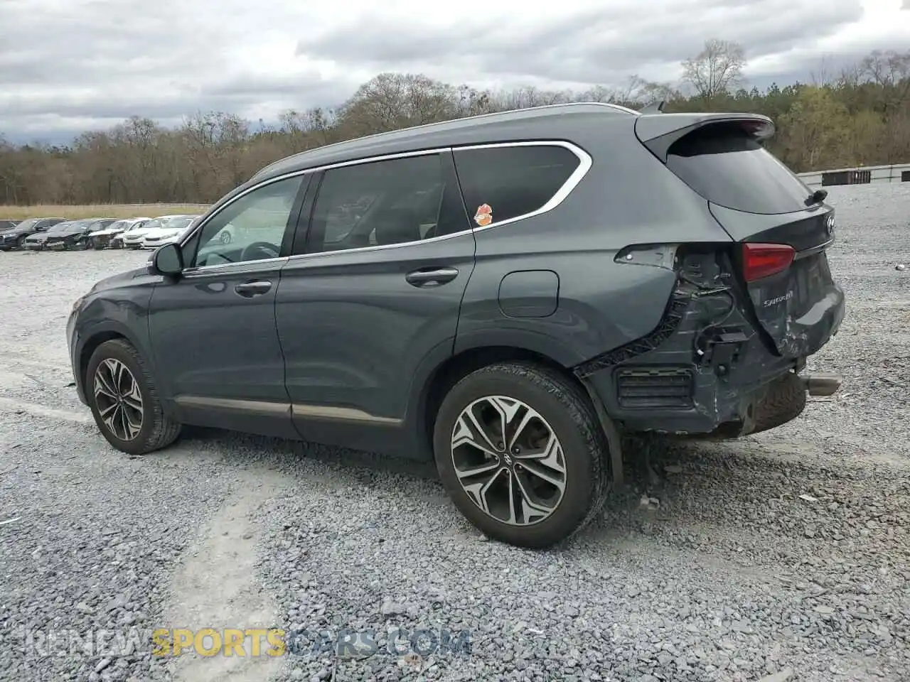 2 Photograph of a damaged car 5NMS53AA3LH225617 HYUNDAI SANTA FE 2020