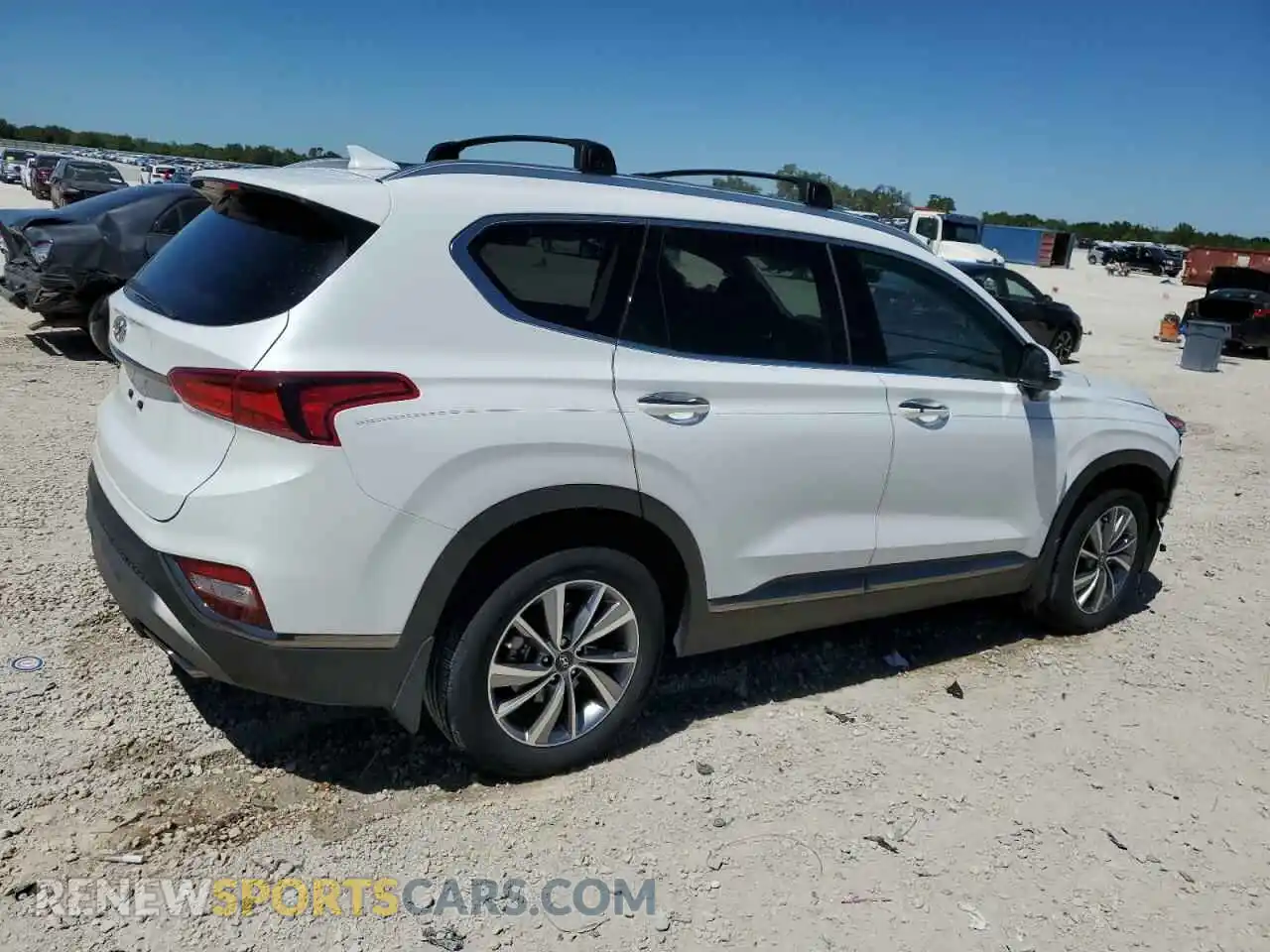 3 fotografías del automóvil dañado 5NMS53AD2LH235470 HYUNDAI SANTA FE 2020