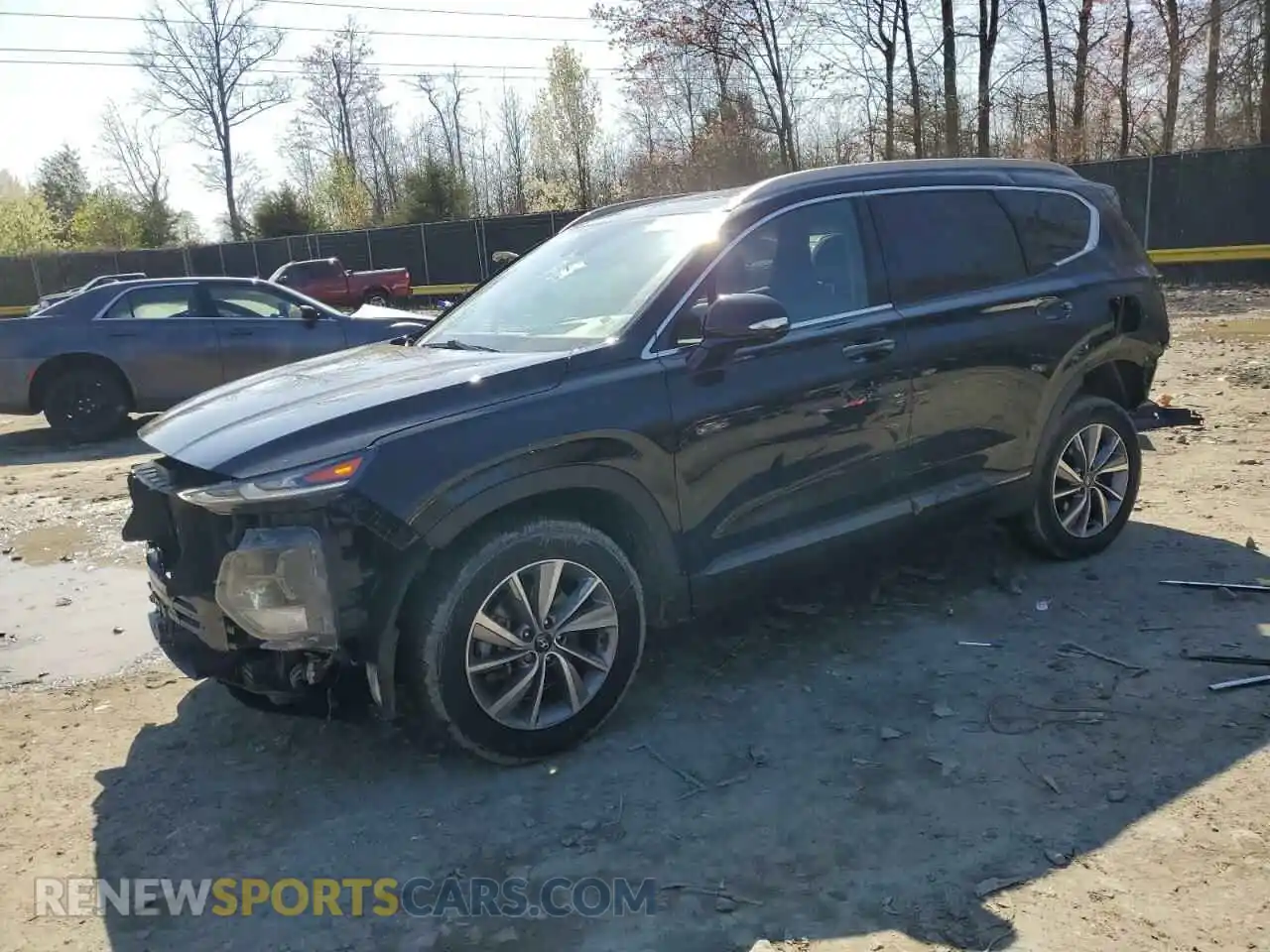 1 Photograph of a damaged car 5NMS53AD2LH282787 HYUNDAI SANTA FE 2020
