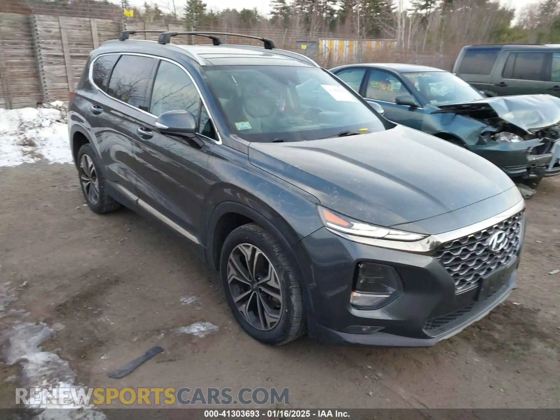 1 Photograph of a damaged car 5NMS5CAA9LH257732 HYUNDAI SANTA FE 2020