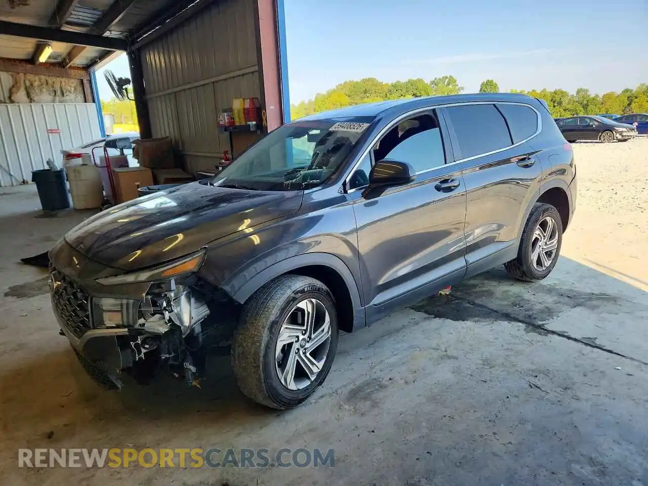 1 Photograph of a damaged car 5NMS14AJ0MH340338 HYUNDAI SANTA FE 2021
