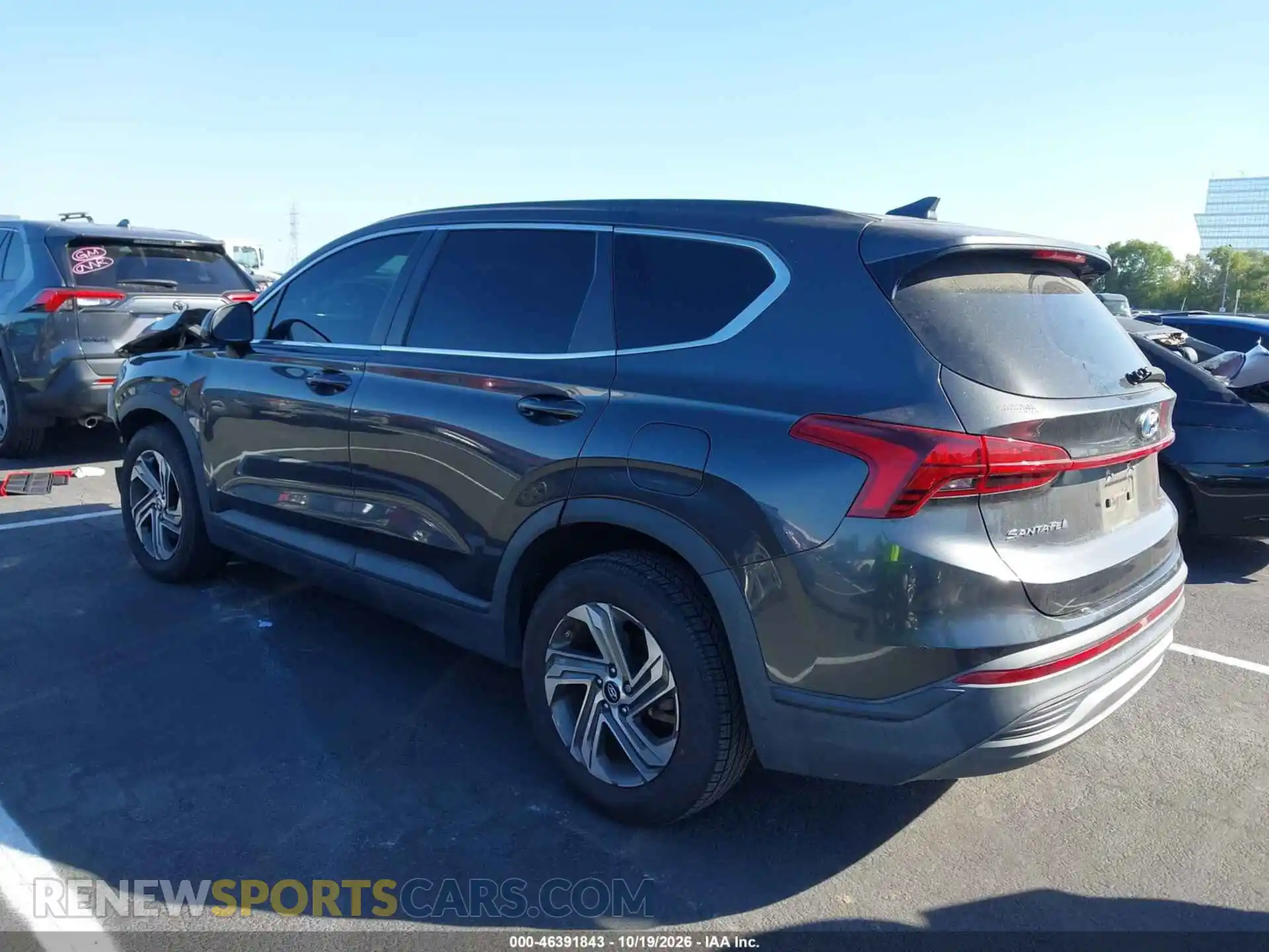 3 Photograph of a damaged car 5NMS14AJ2MH313514 HYUNDAI SANTA FE 2021