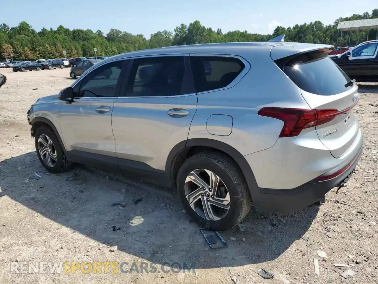 2 fotografías del automóvil dañado 5NMS14AJ3MH336185 HYUNDAI SANTA FE 2021