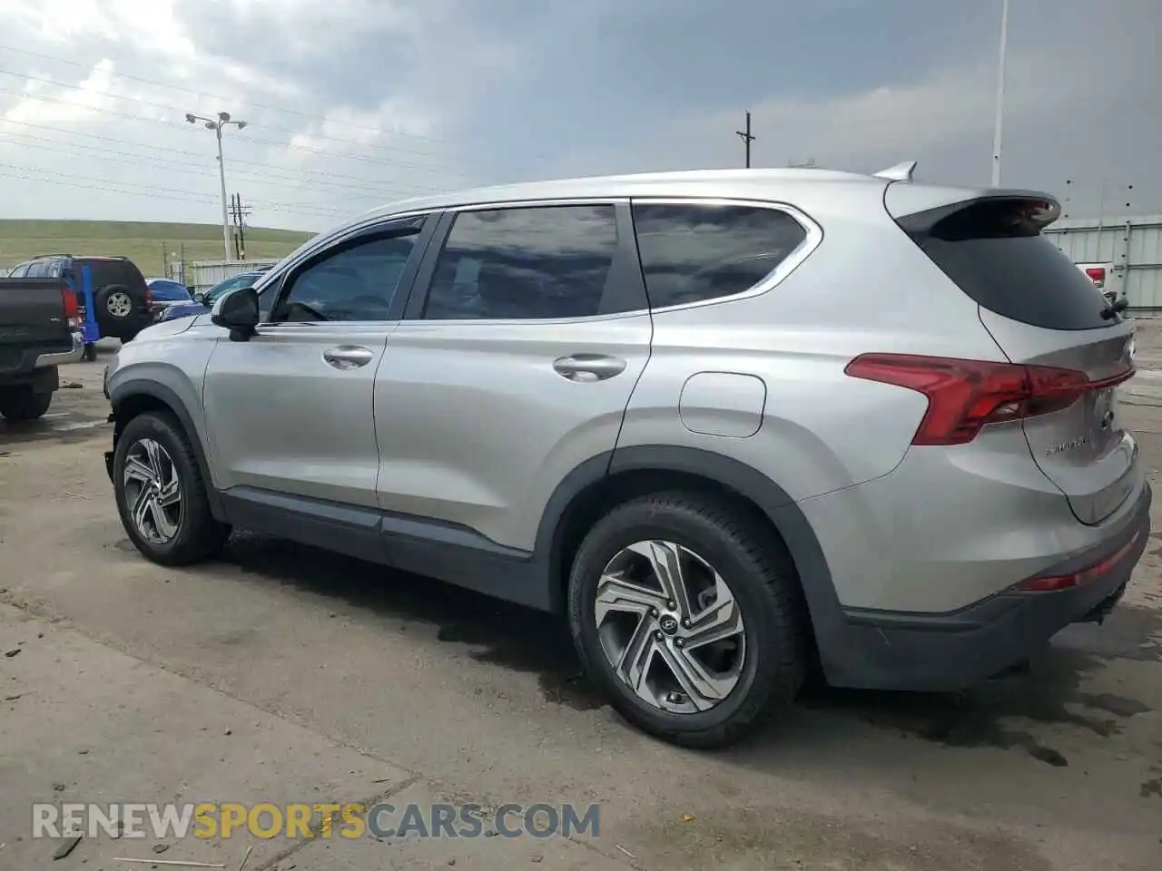 2 Photograph of a damaged car 5NMS14AJ3MH340916 HYUNDAI SANTA FE 2021