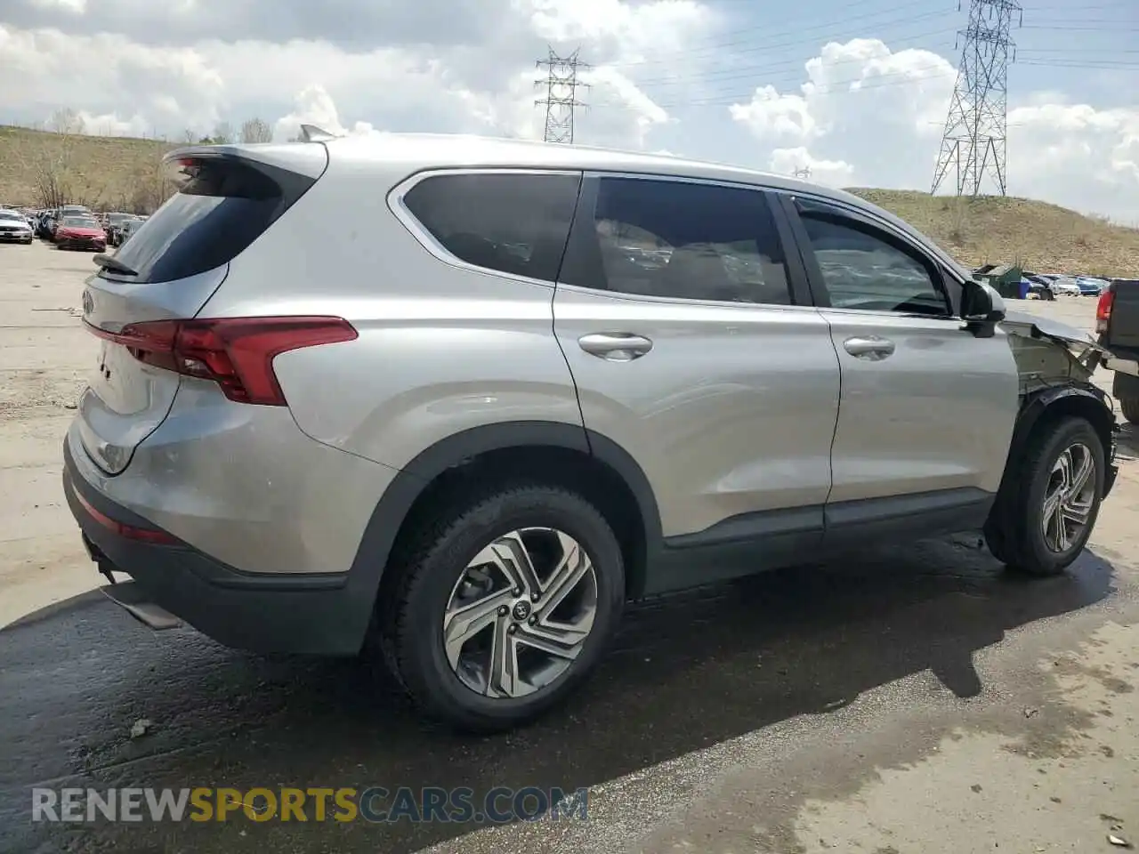 3 Photograph of a damaged car 5NMS14AJ3MH340916 HYUNDAI SANTA FE 2021