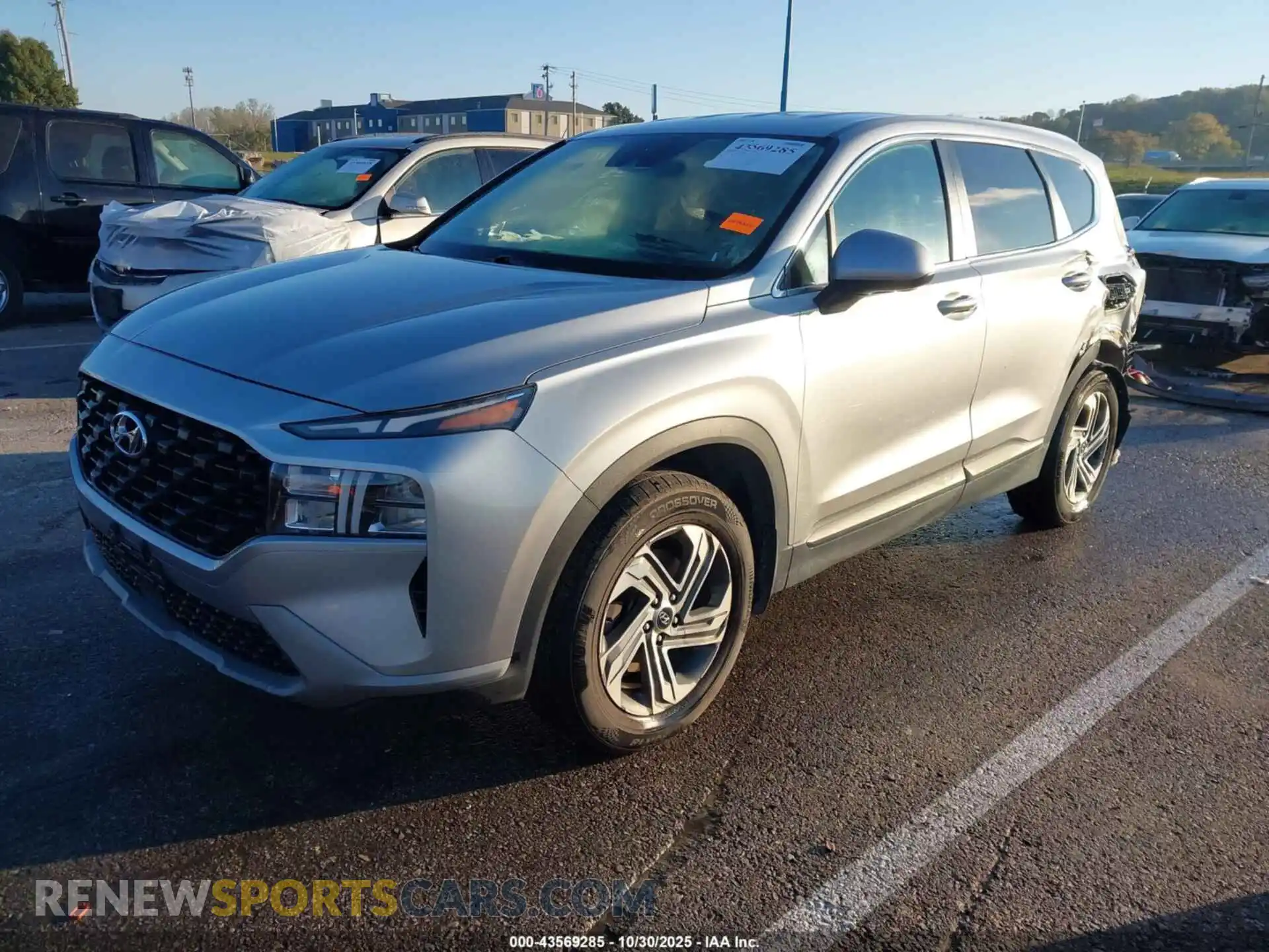 2 Photograph of a damaged car 5NMS14AJ5MH368667 HYUNDAI SANTA FE 2021