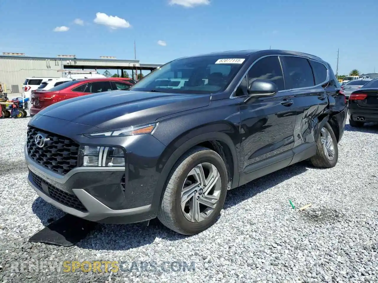 1 Photograph of a damaged car 5NMS14AJ8MH340989 HYUNDAI SANTA FE 2021